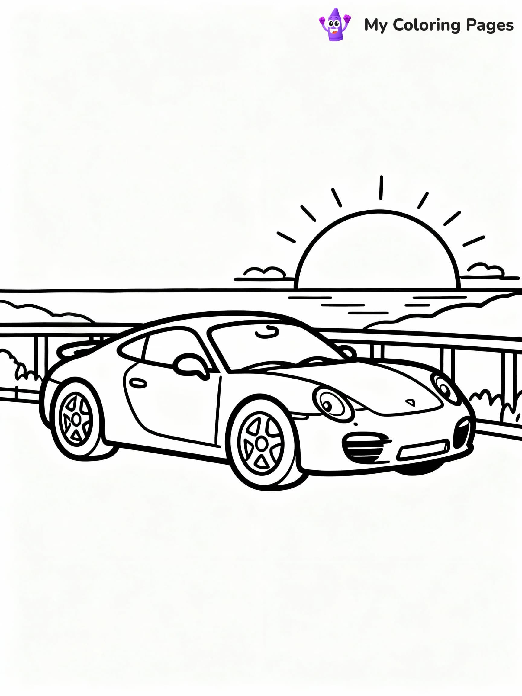 Race Car Coloring Pages - 11