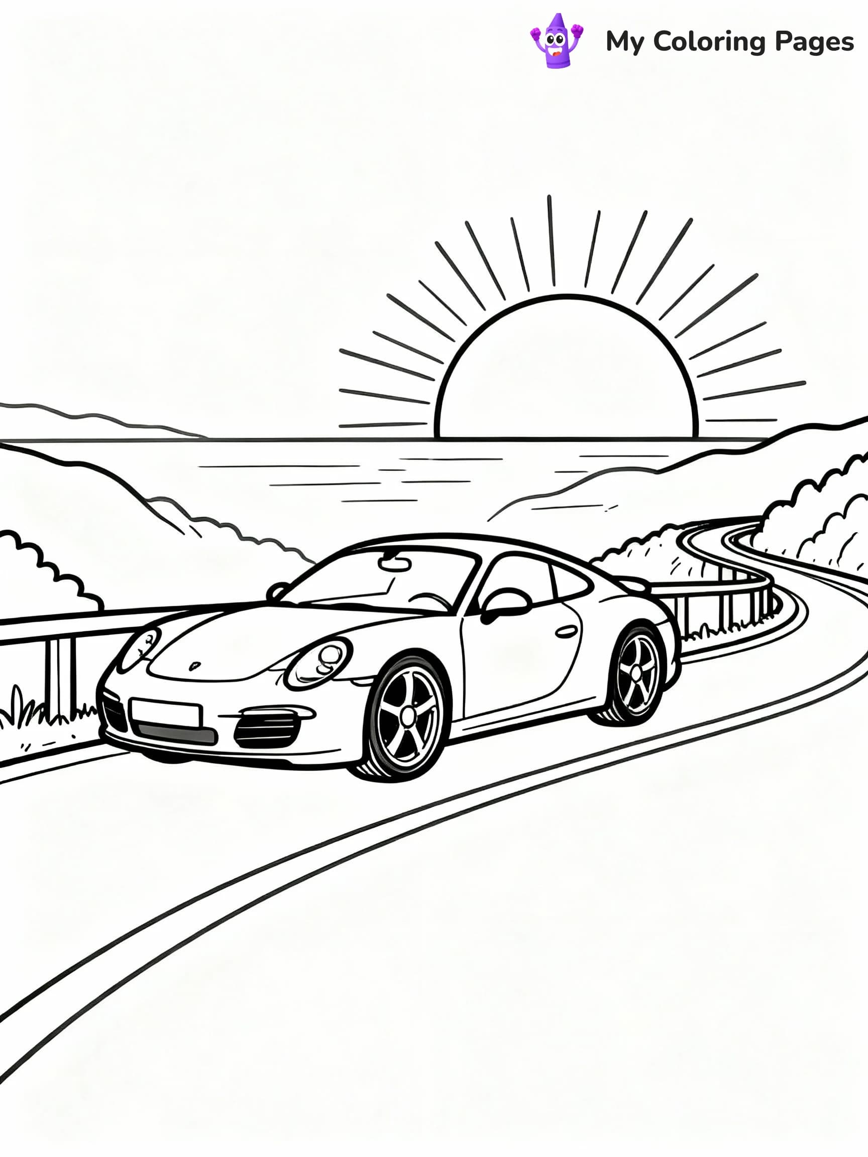 Race Car Coloring Pages - 10