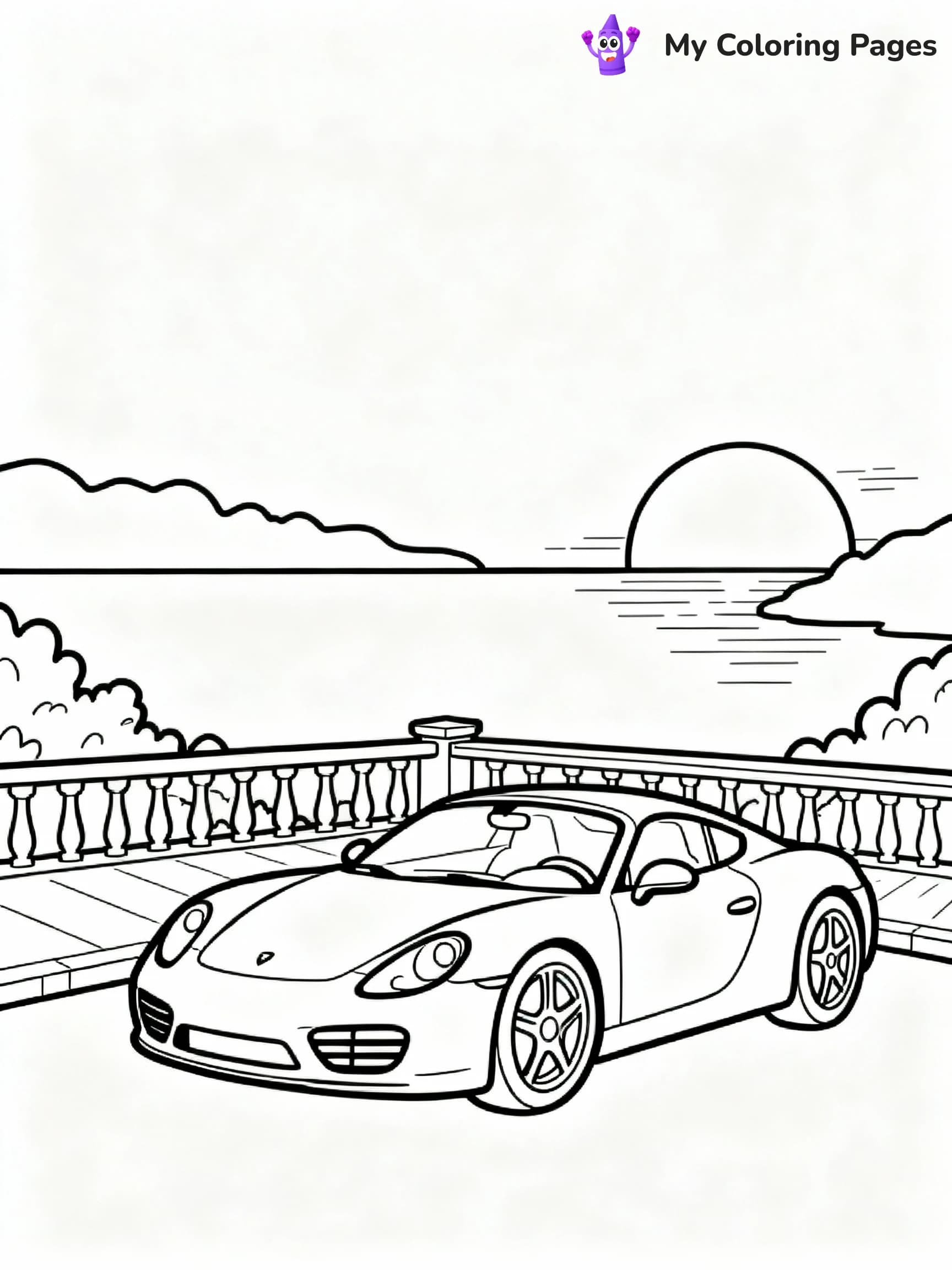Race Car Coloring Pages - 9