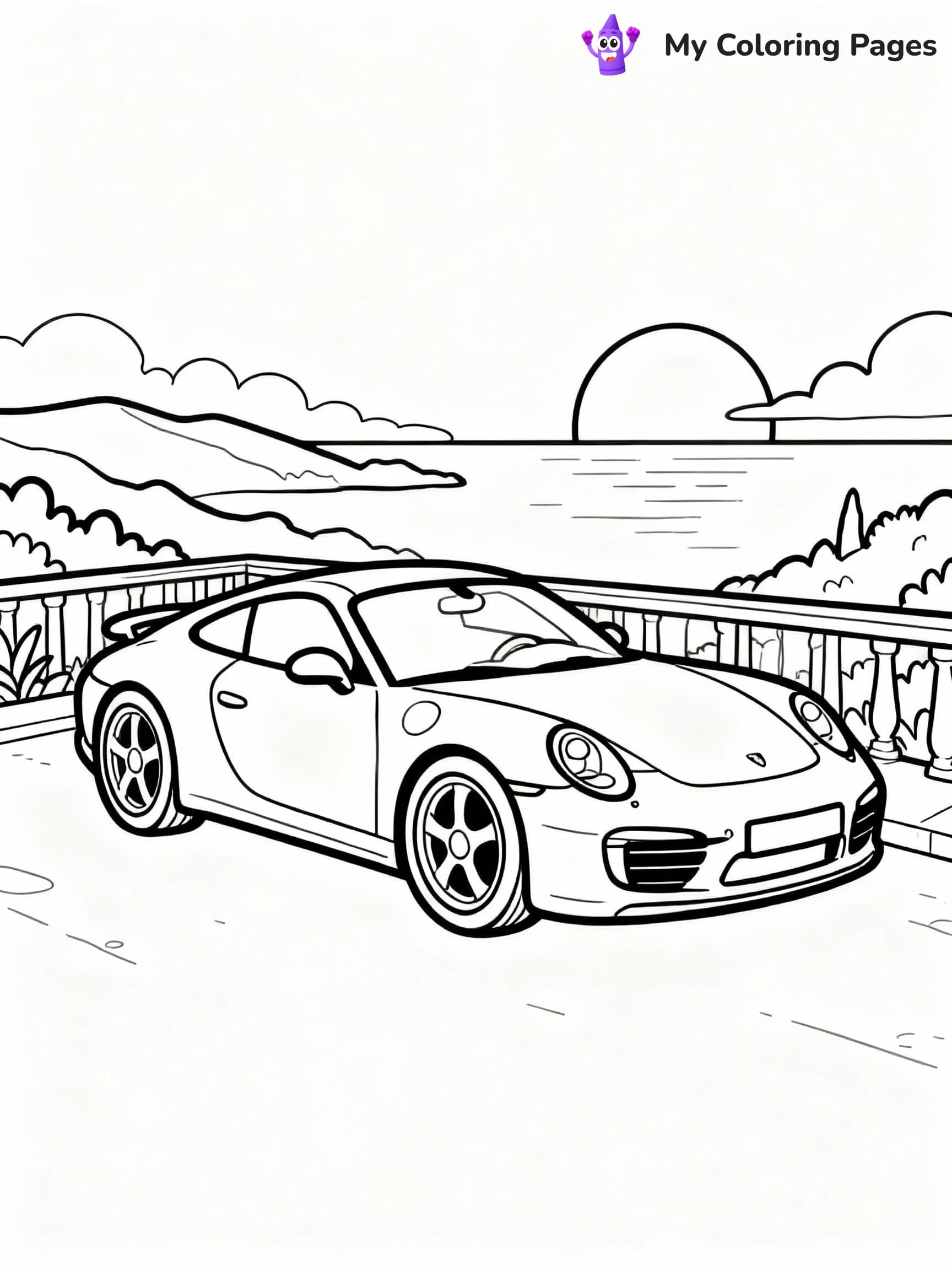 Race Car Coloring Pages - 8