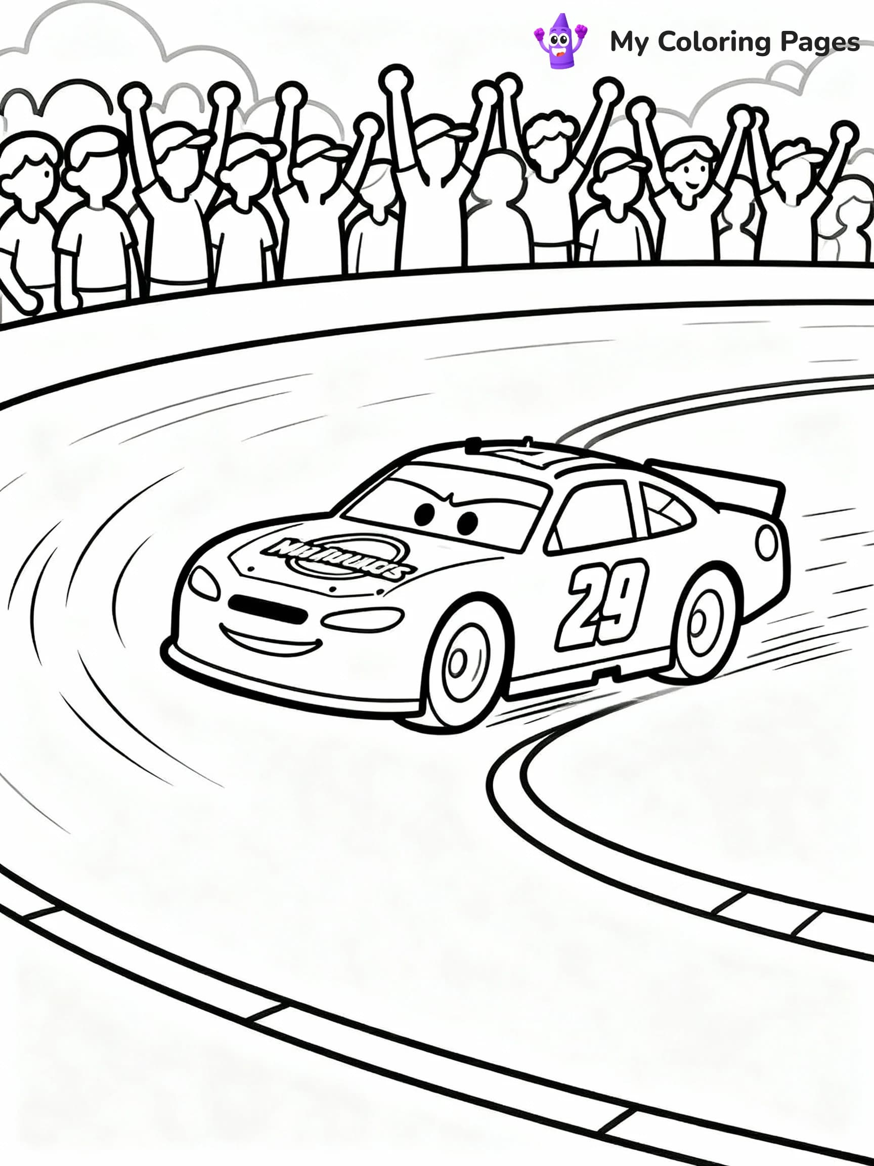 Race Car Coloring Pages - 7