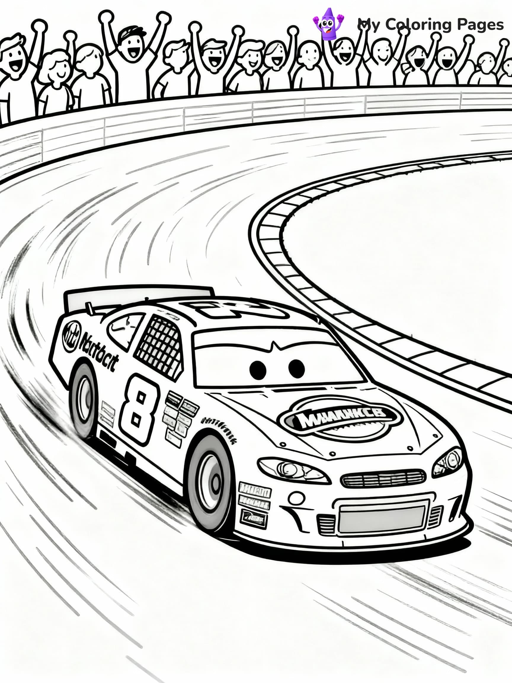 Race Car Coloring Pages - 6
