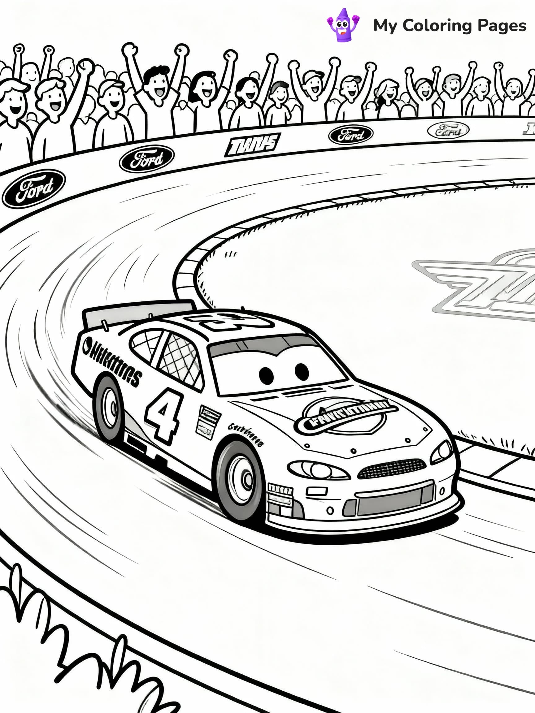 Race Car Coloring Pages - 5