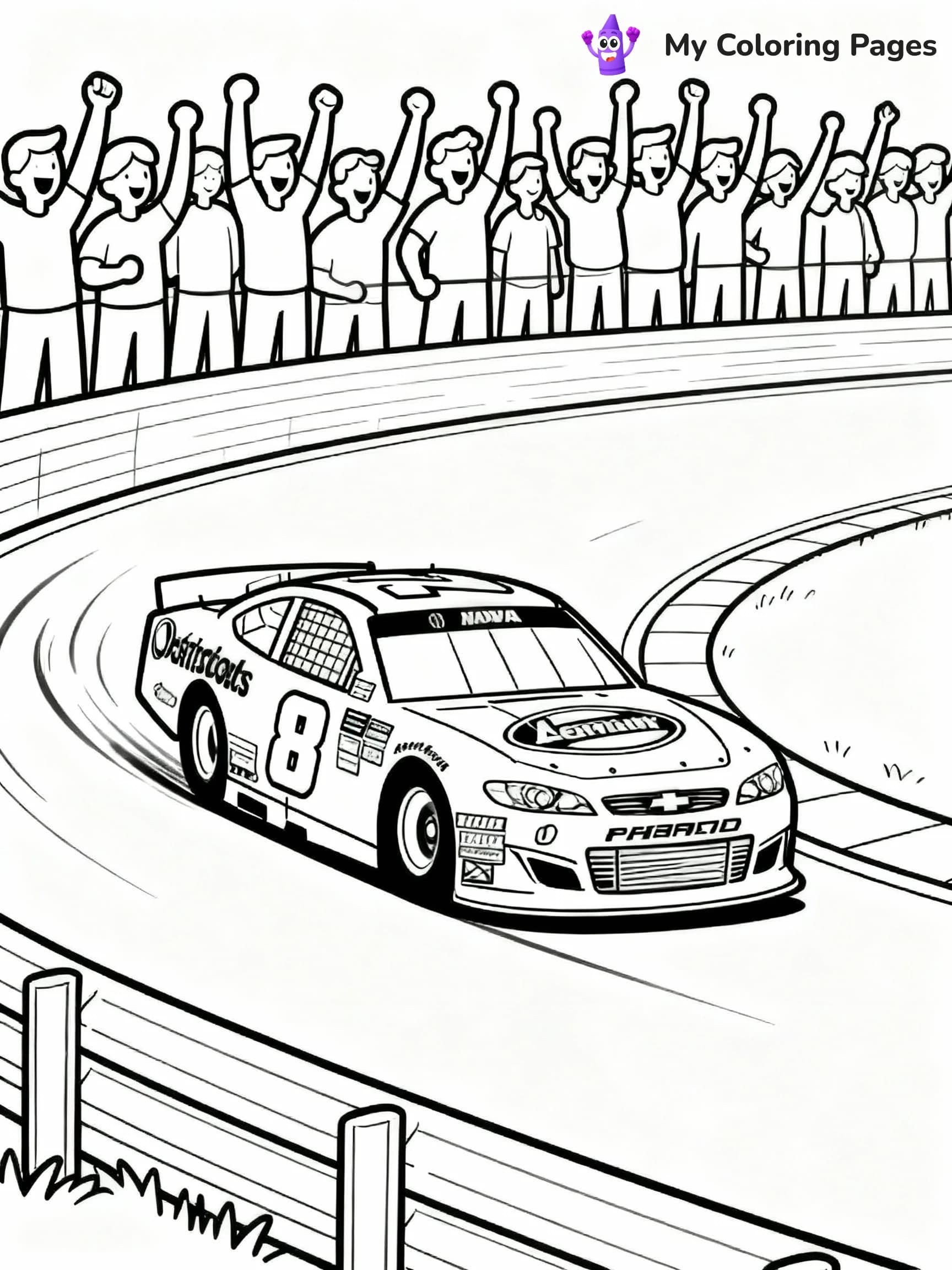 Race Car Coloring Pages - 4