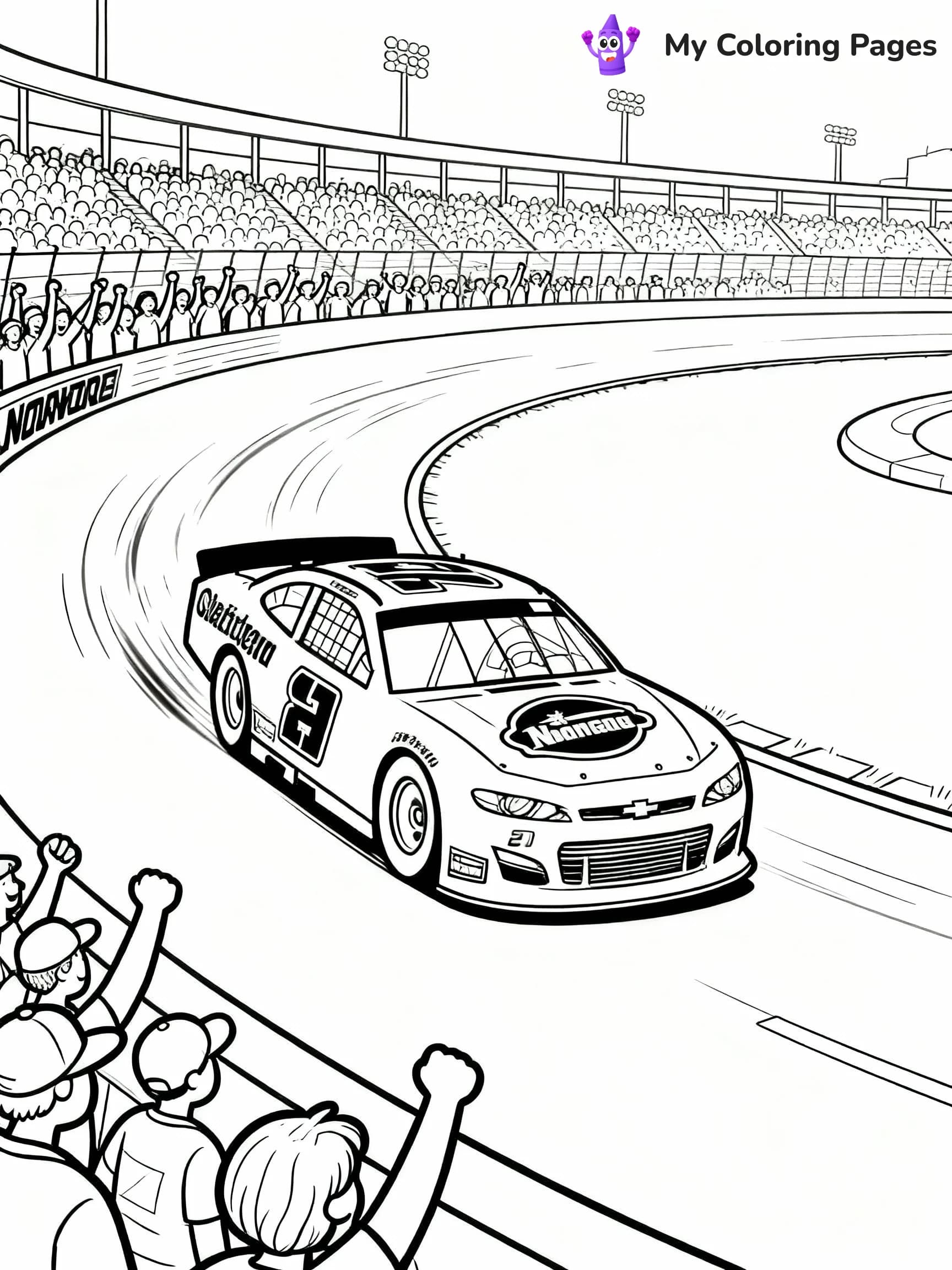 Race Car Coloring Pages - 2