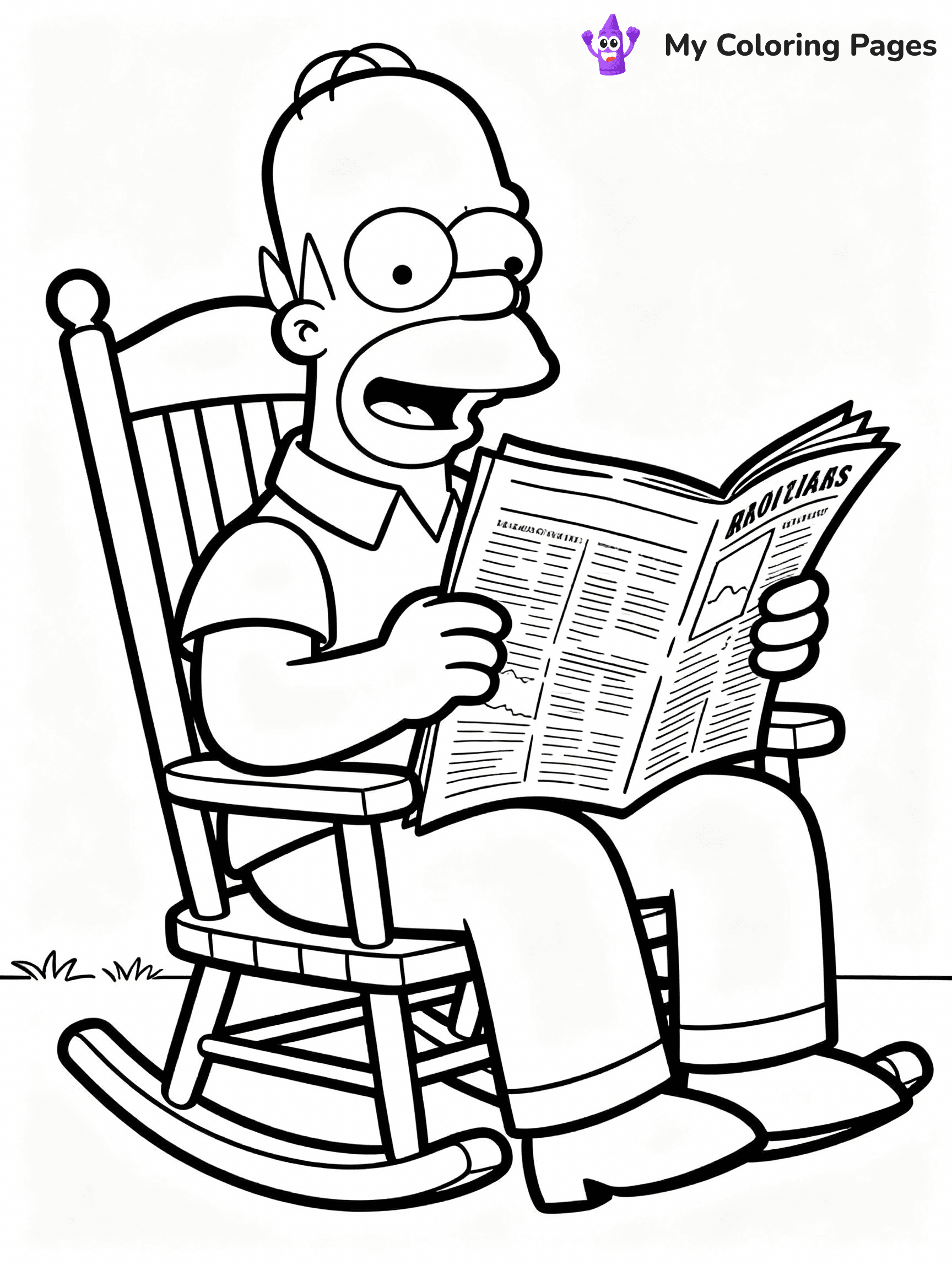 Simpsons Coloring Pages - 52