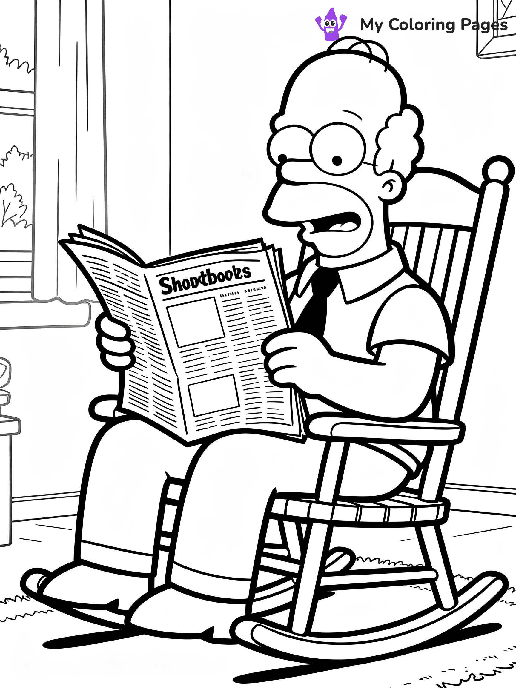 Simpsons Coloring Pages - 51