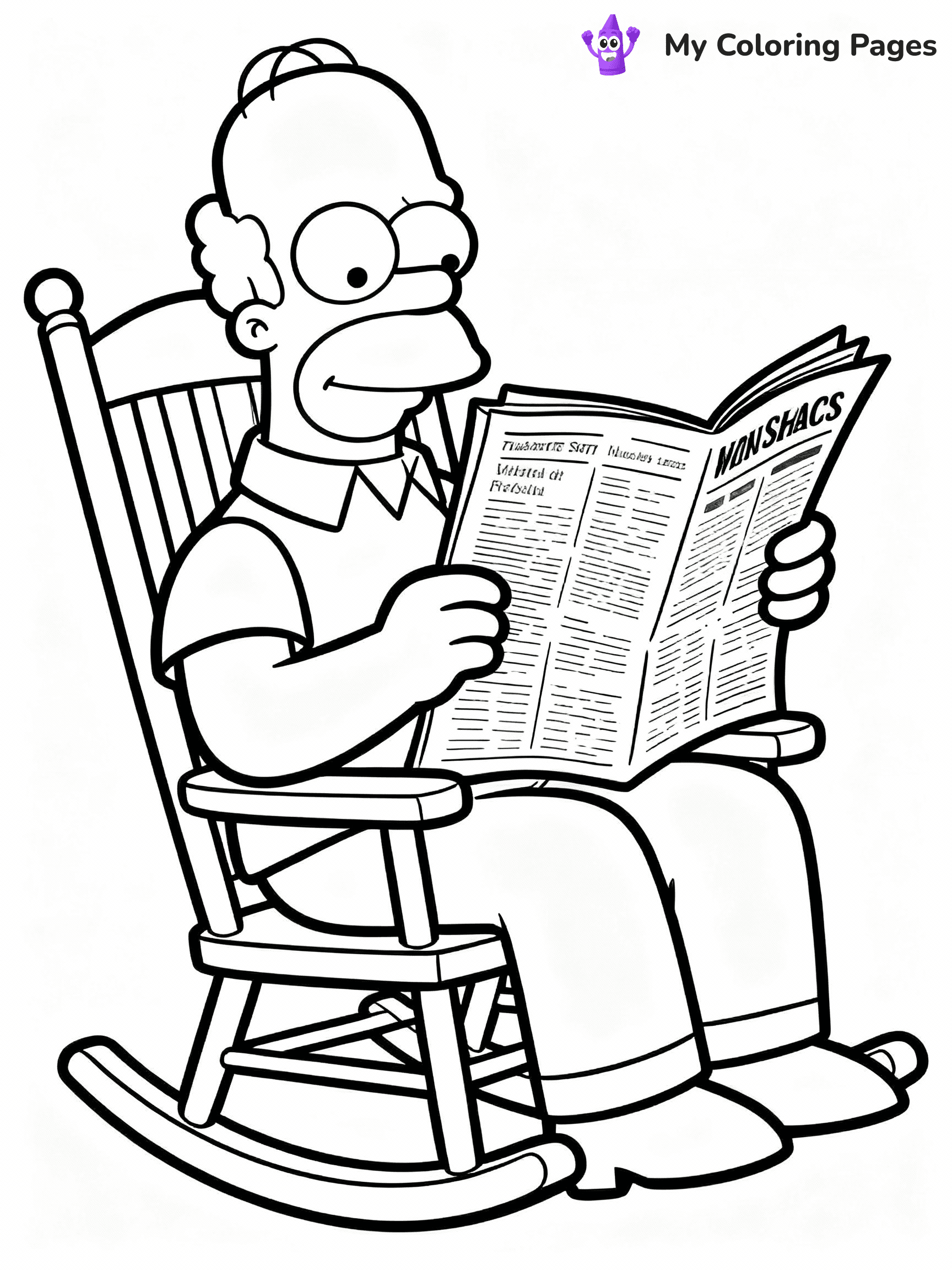 Simpsons Coloring Pages - 50