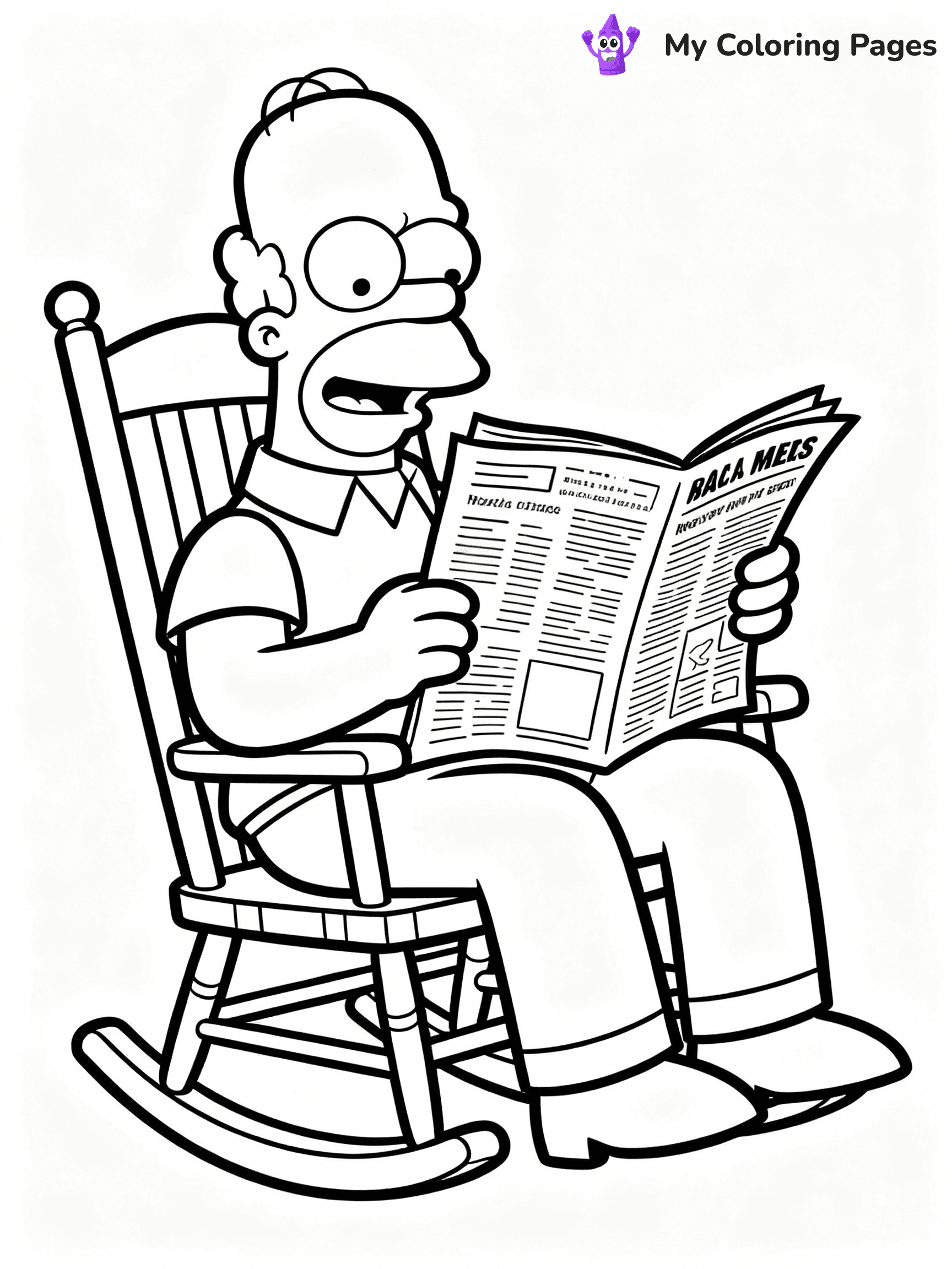 Simpsons Coloring Pages - 49