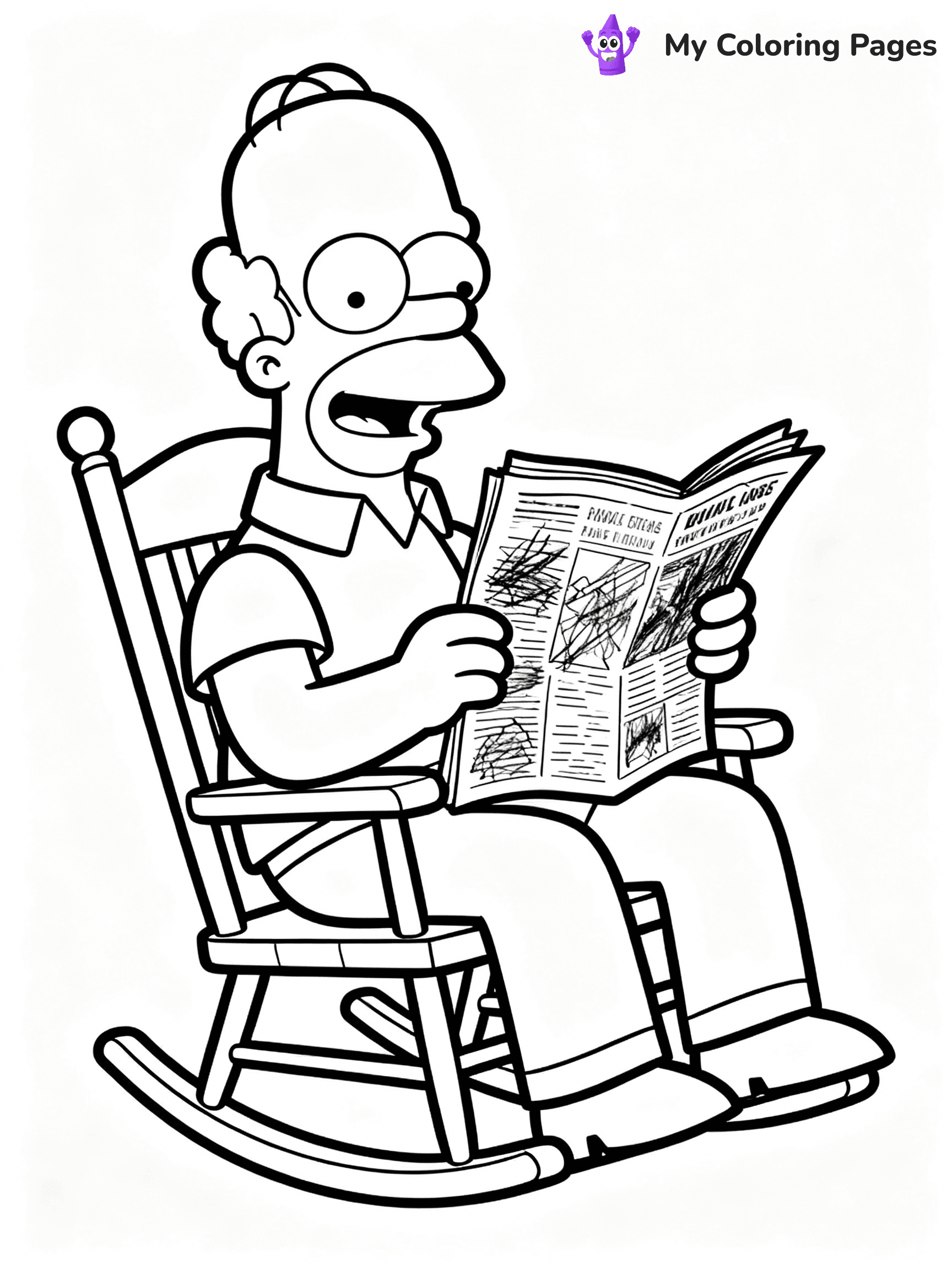 Simpsons Coloring Pages - 47
