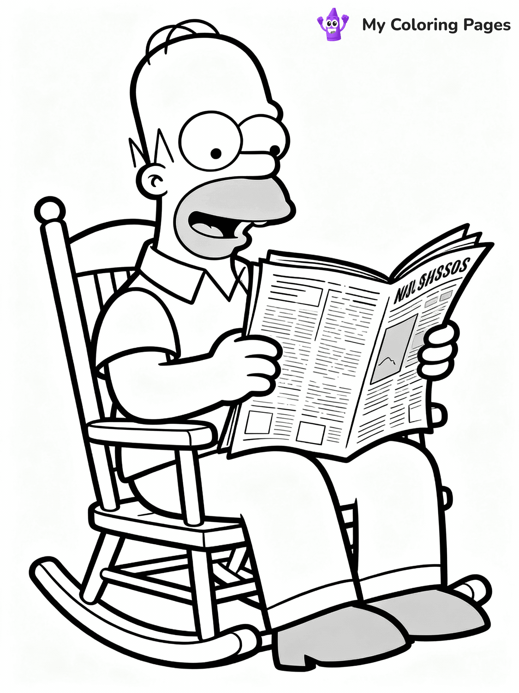 Simpsons Coloring Pages - 46