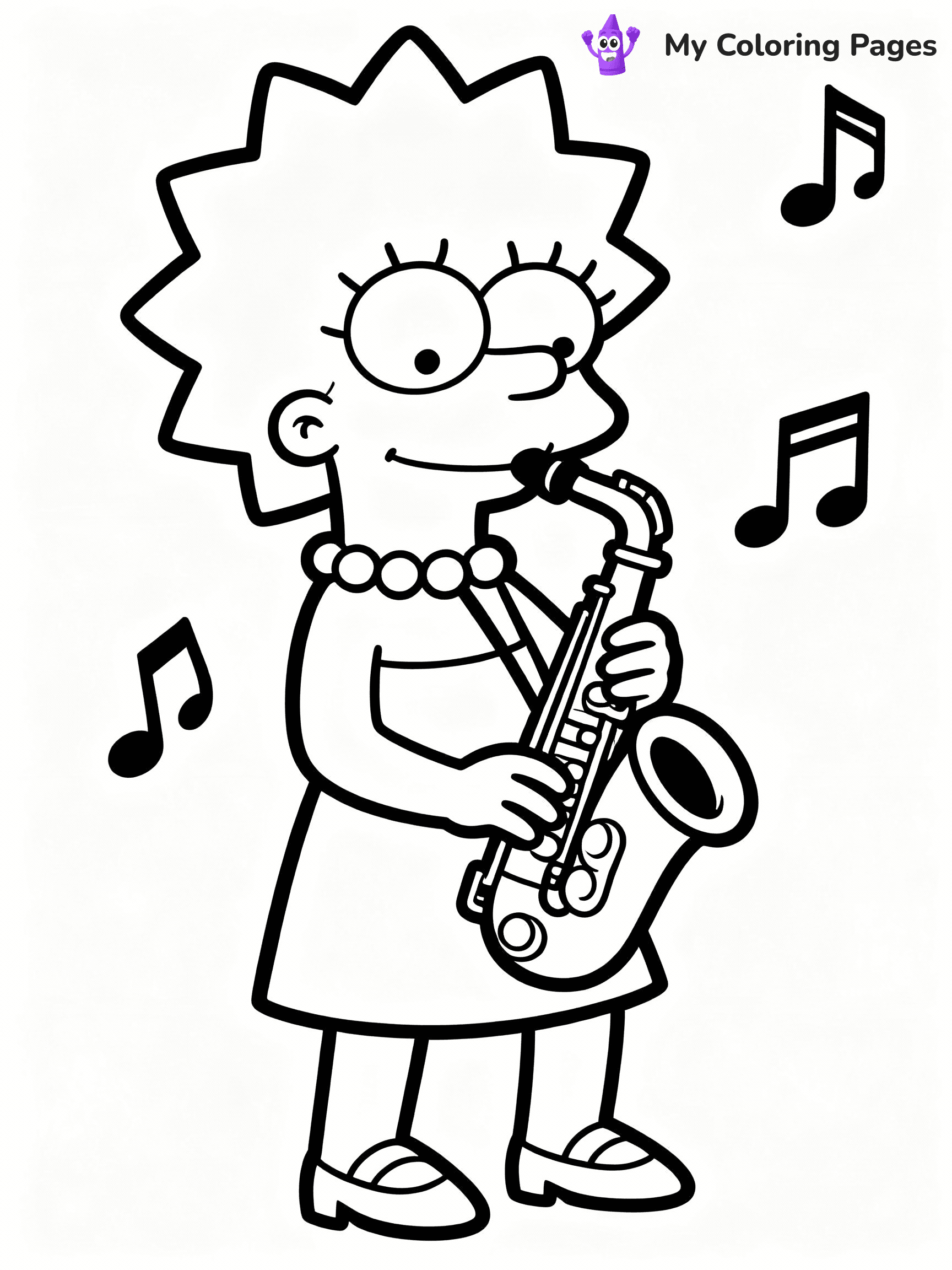 Simpsons Coloring Pages - 45