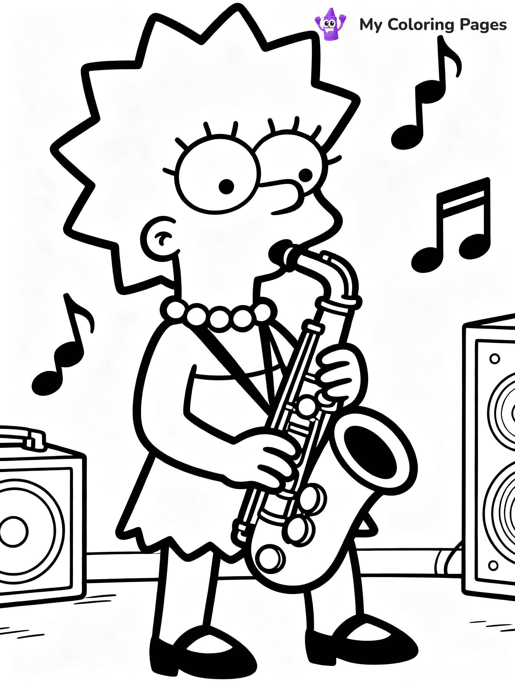Simpsons Coloring Pages - 44