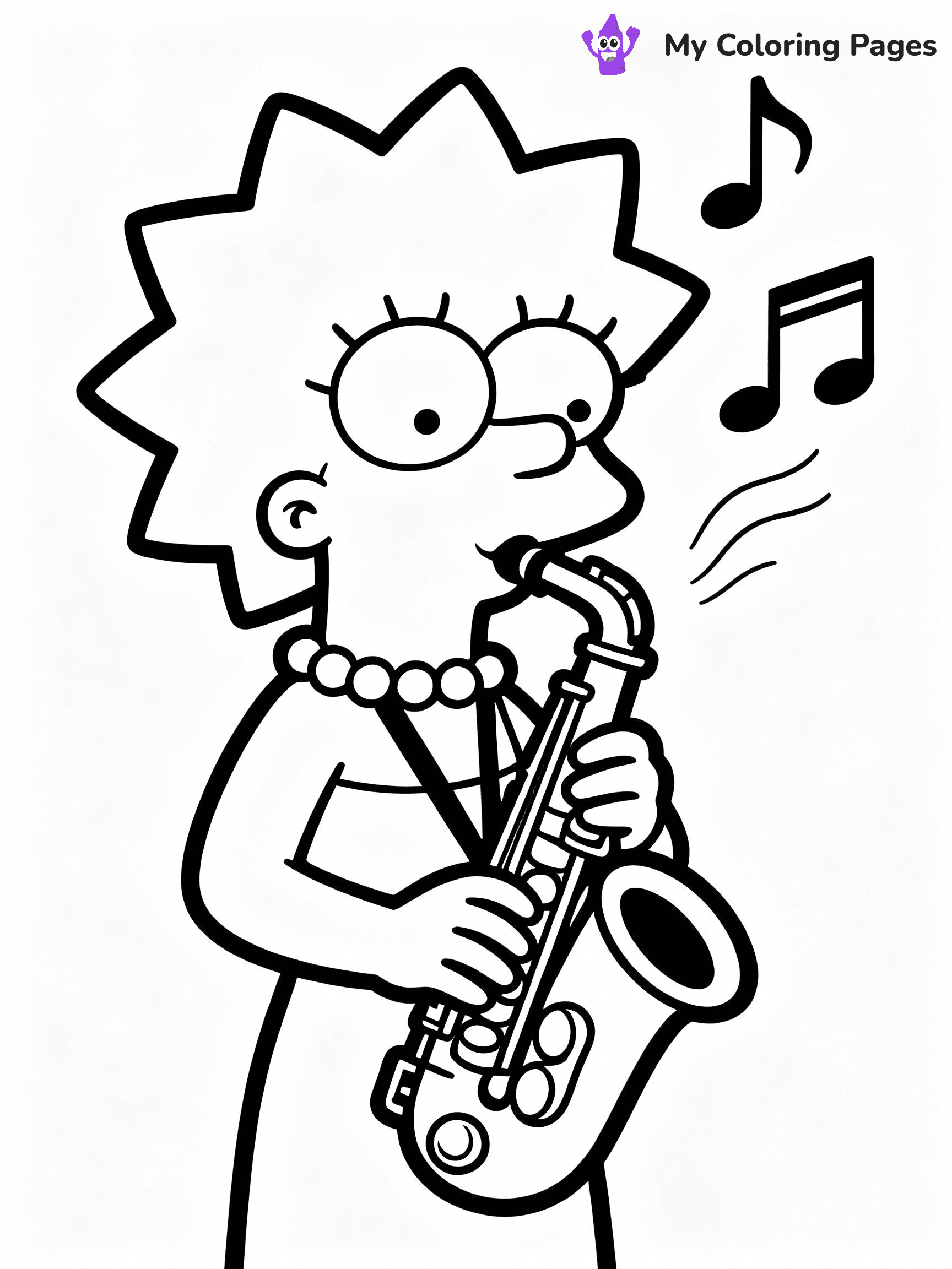 Simpsons Coloring Pages - 43