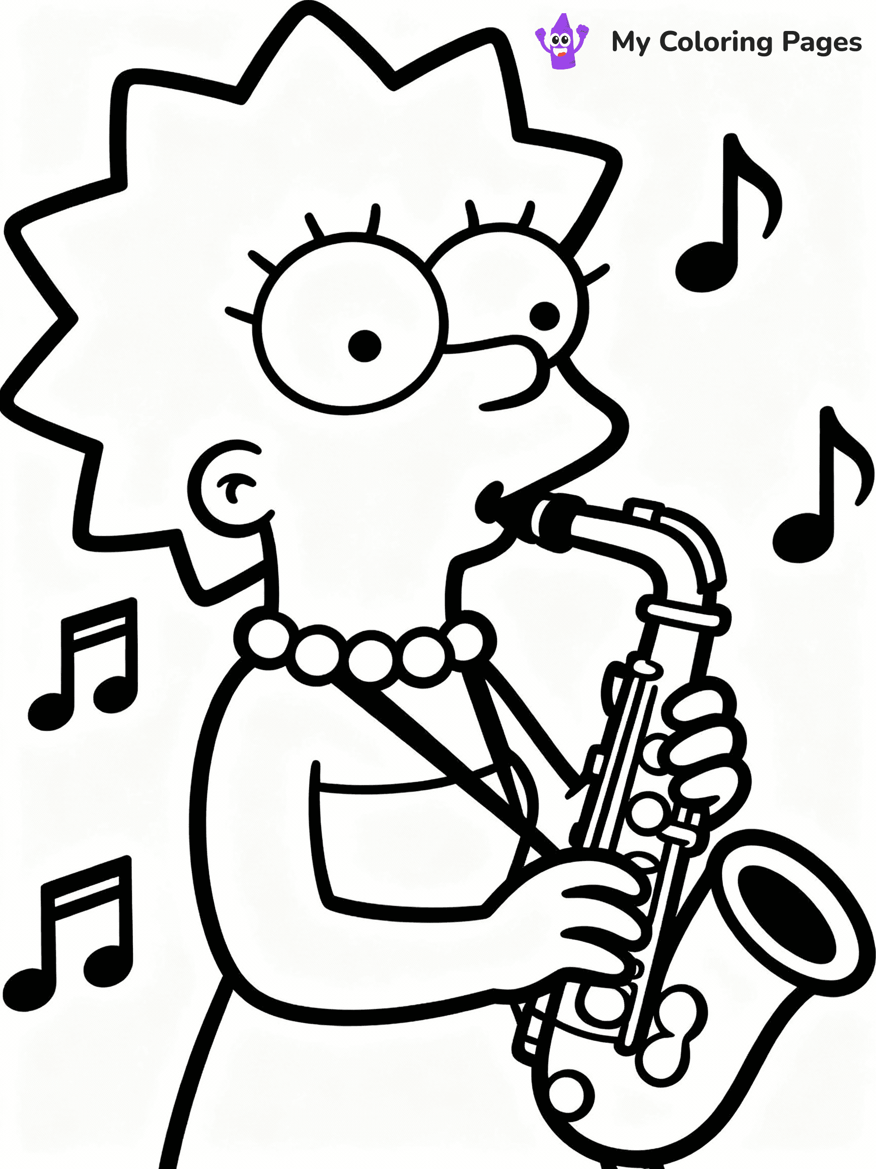Simpsons Coloring Pages - 42