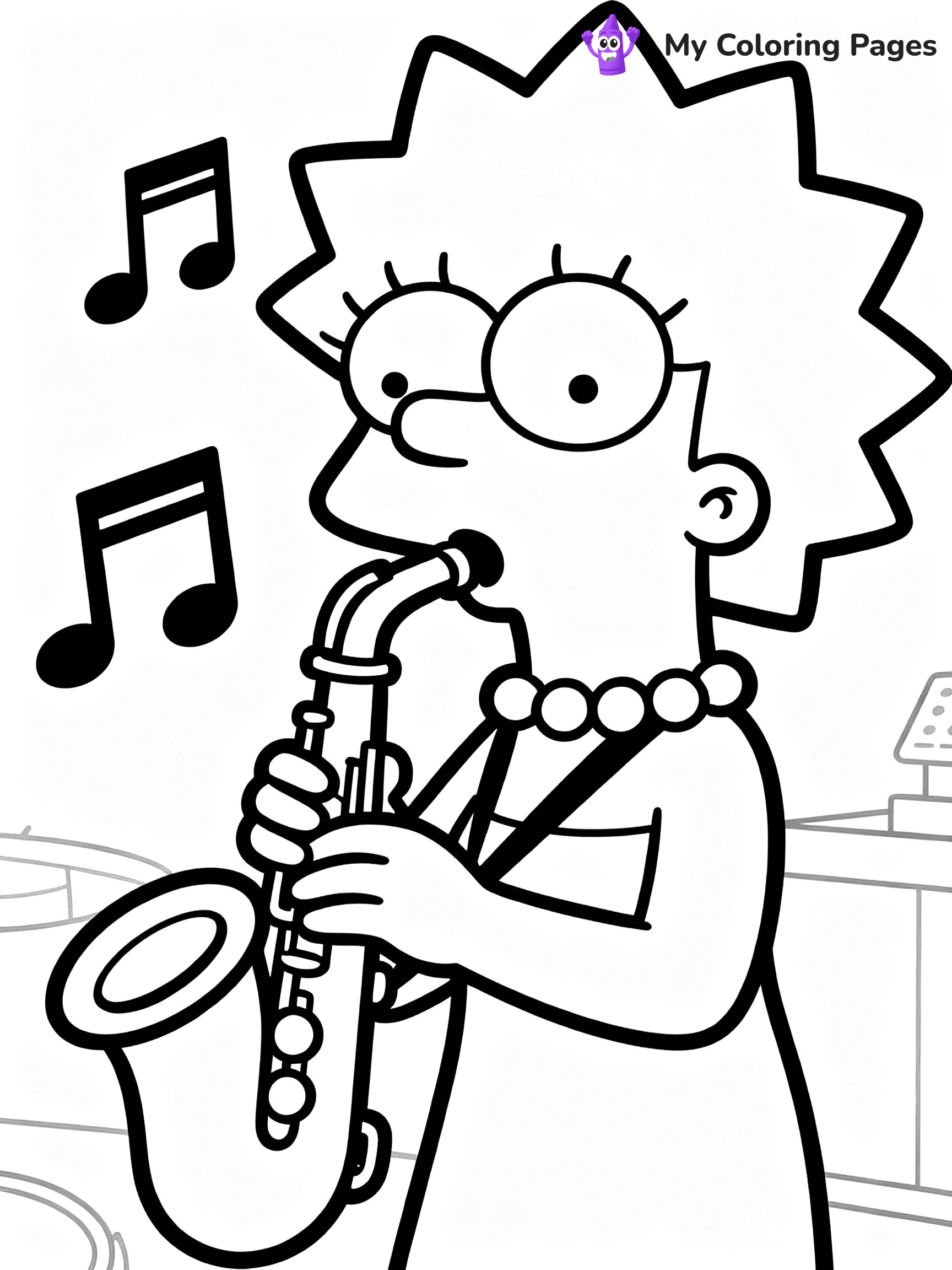 Simpsons Coloring Pages - 41