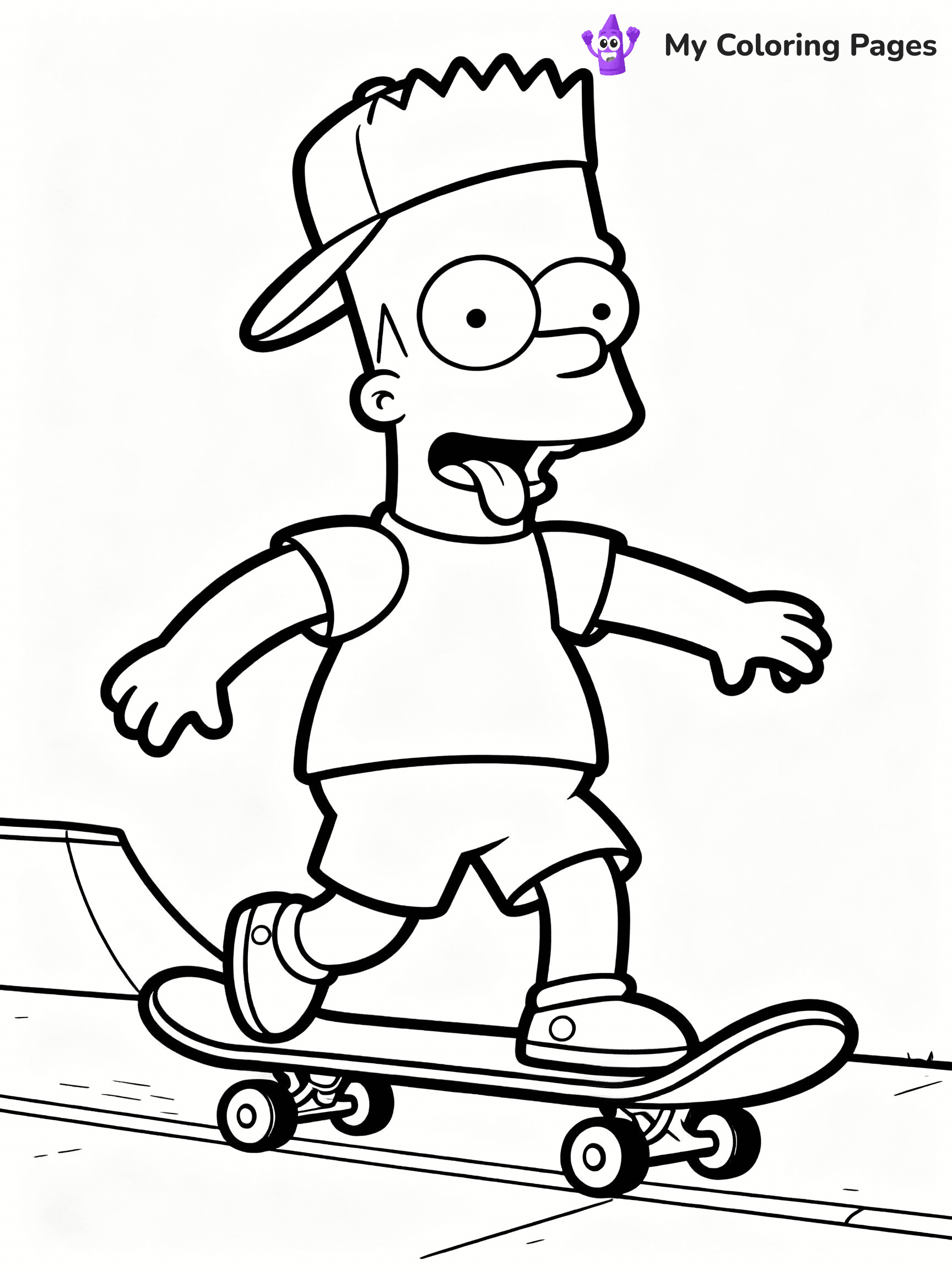 Simpsons Coloring Pages - 38