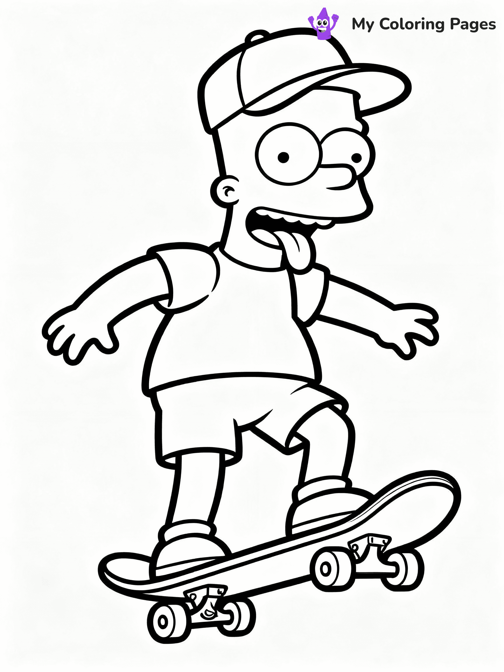 Simpsons Coloring Pages - 37