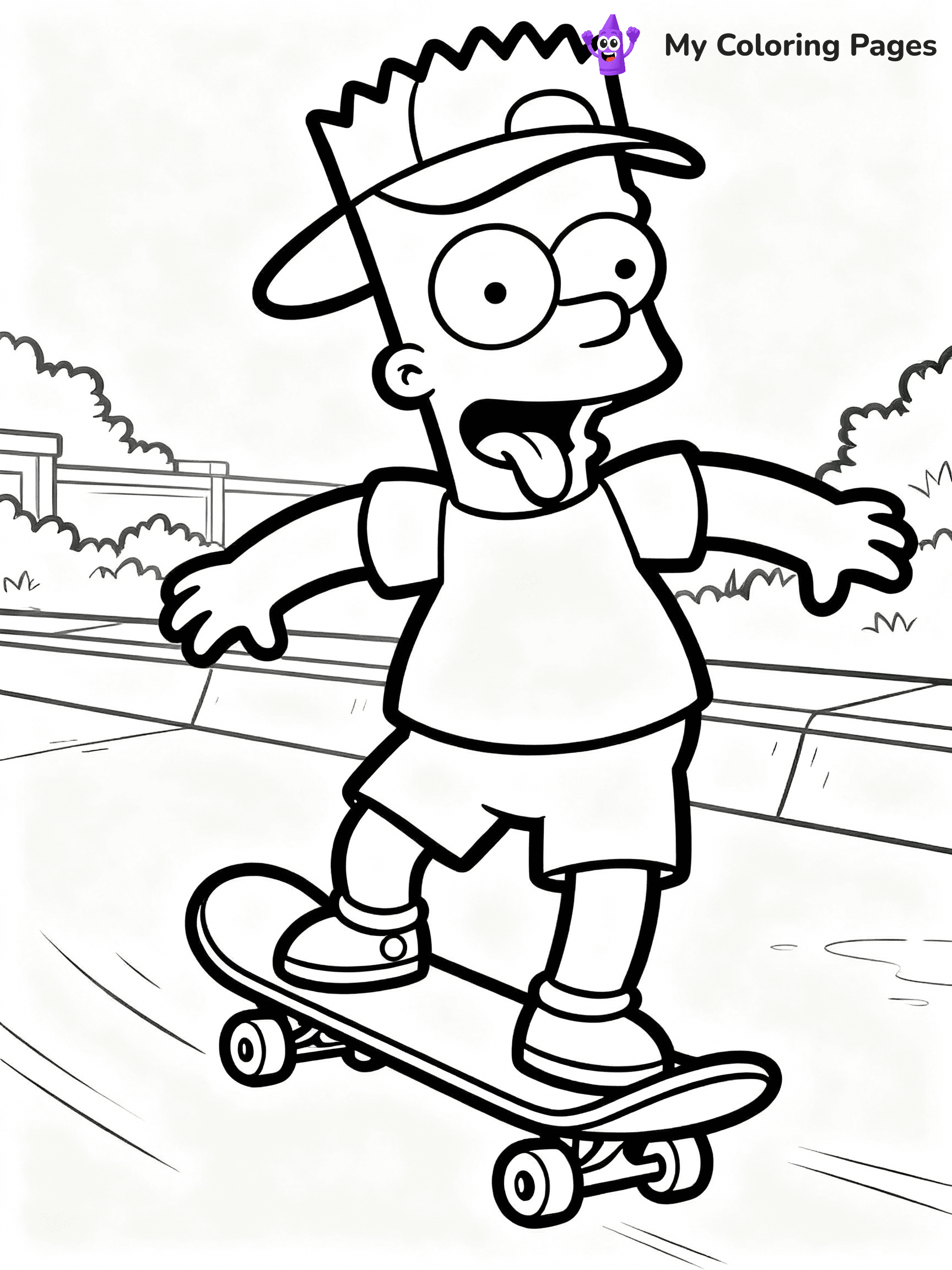 Simpsons Coloring Pages - 36
