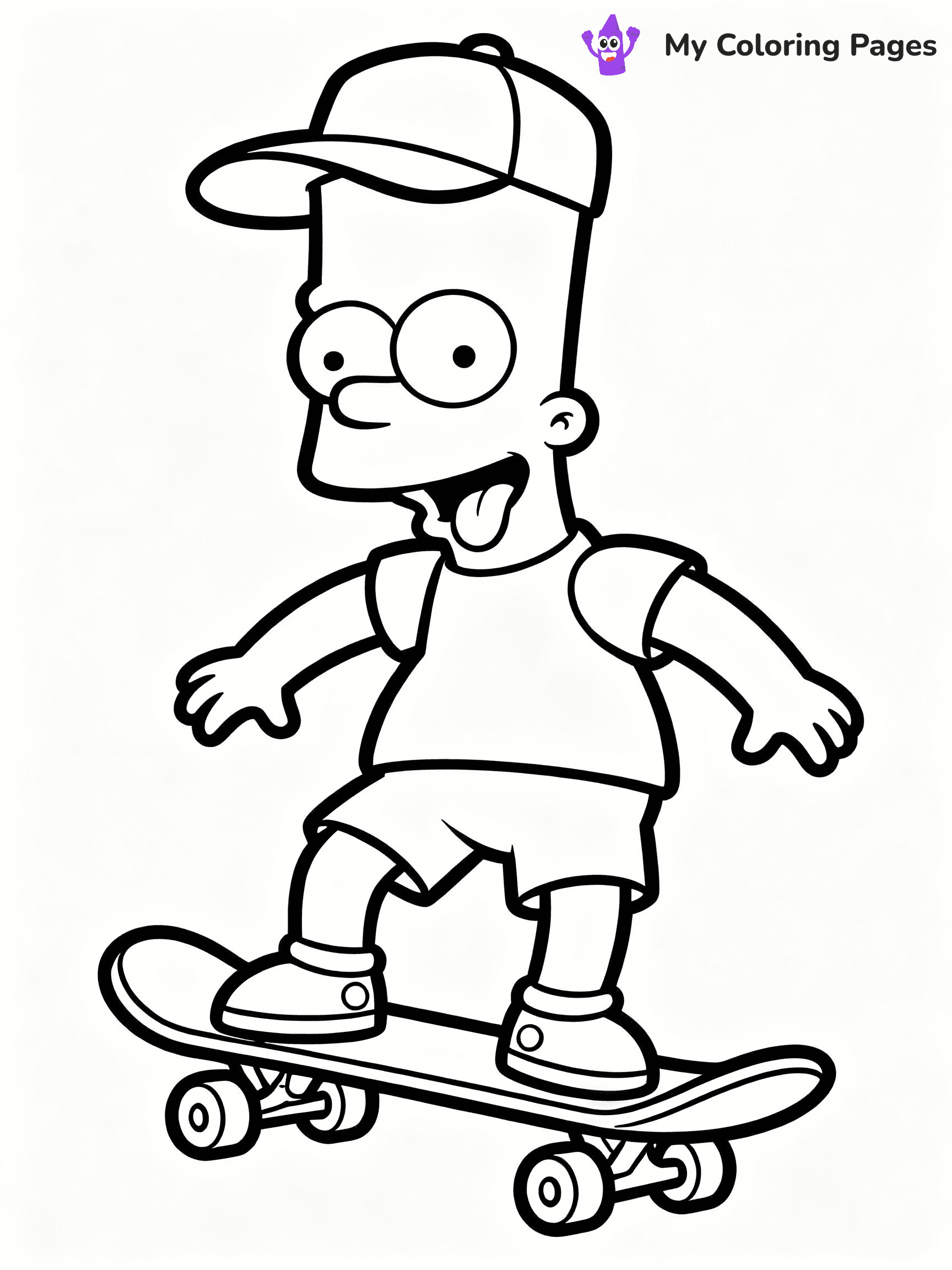 Simpsons Coloring Pages - 35