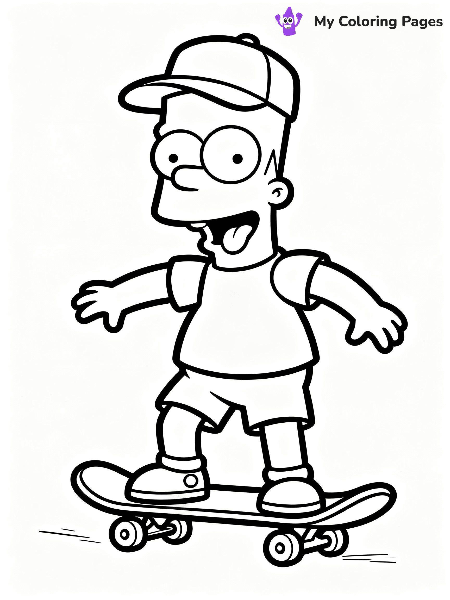 Simpsons Coloring Pages - 34