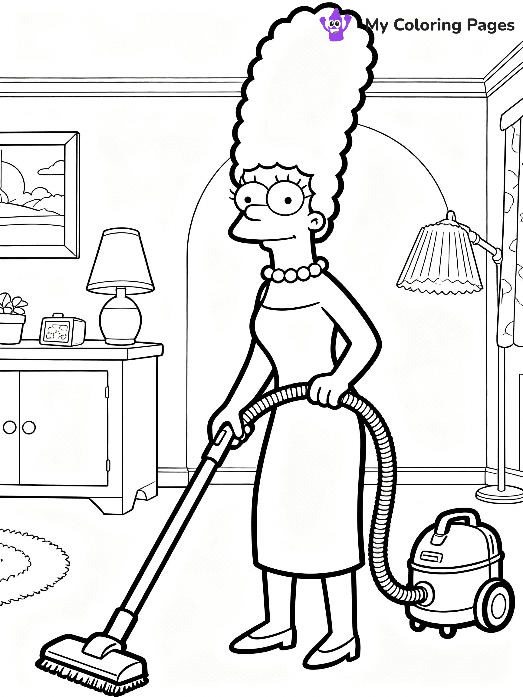 Simpsons Coloring Pages - 30
