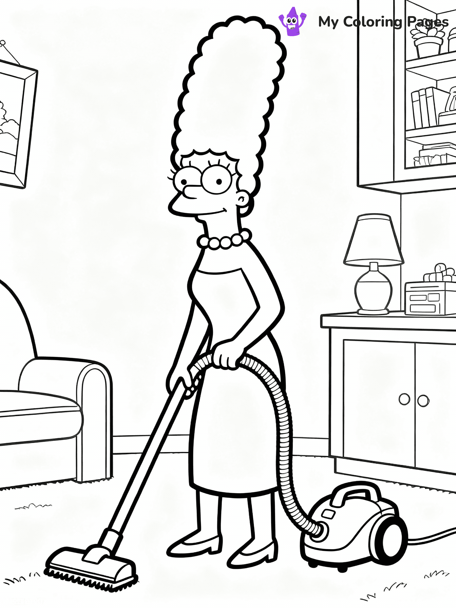 Simpsons Coloring Pages - 27