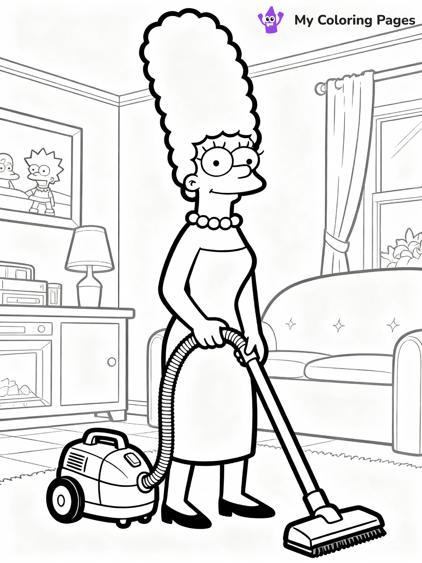 Simpsons Coloring Pages - 25