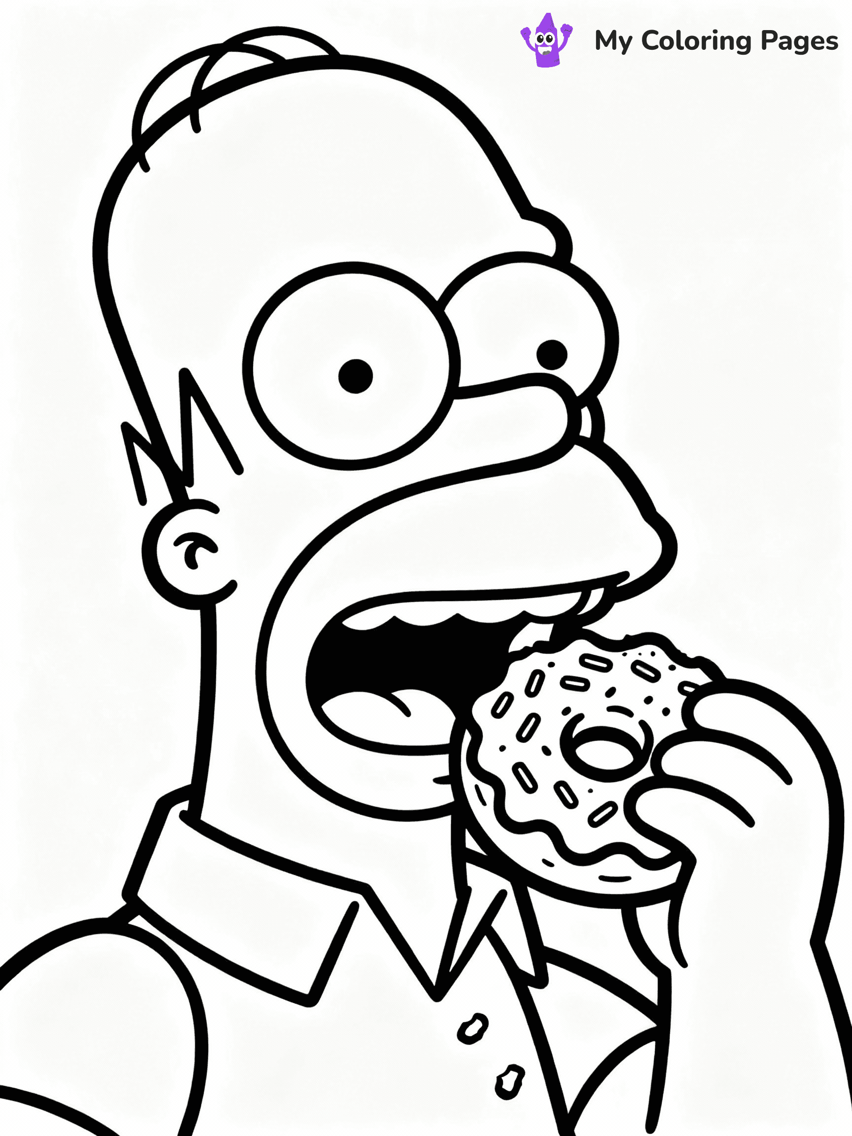 Simpsons Coloring Pages - 23