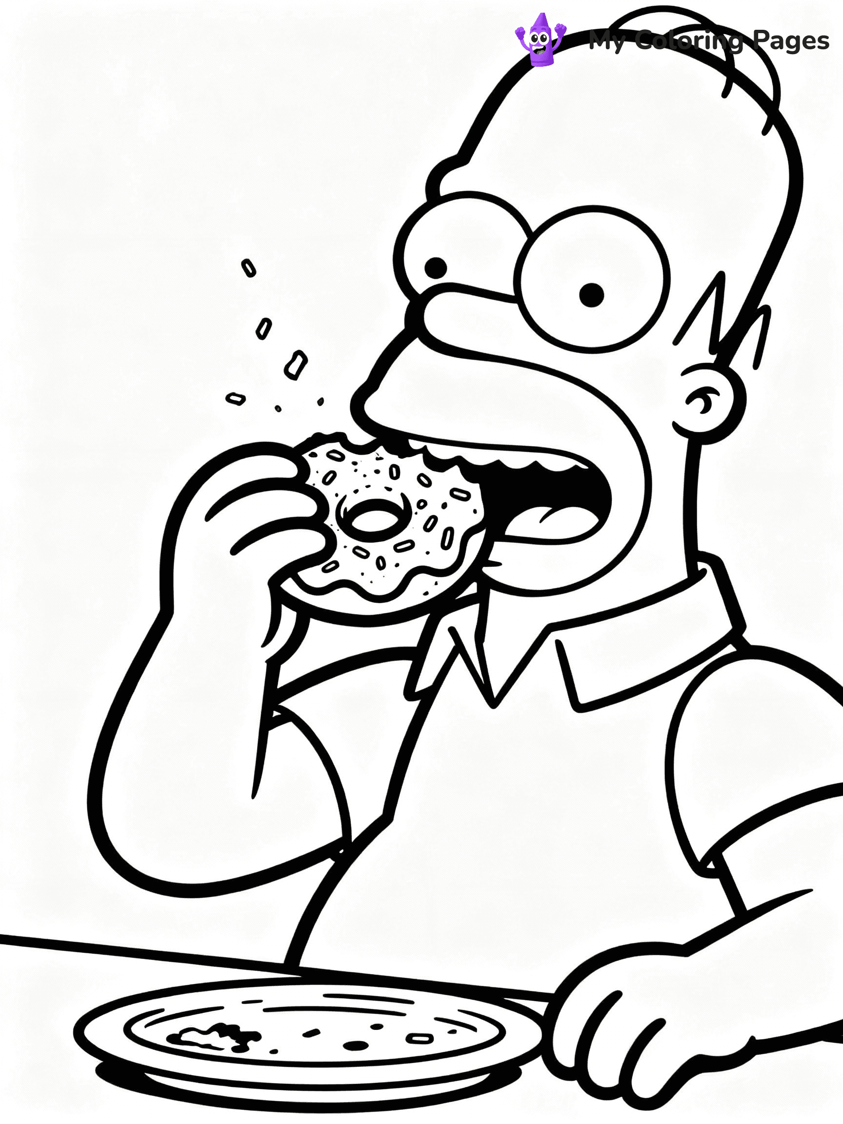 Simpsons Coloring Pages - 19
