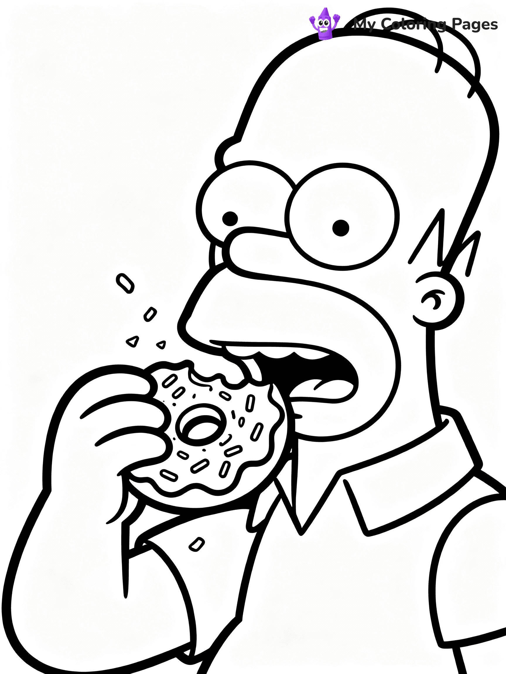 Simpsons Coloring Pages - 17