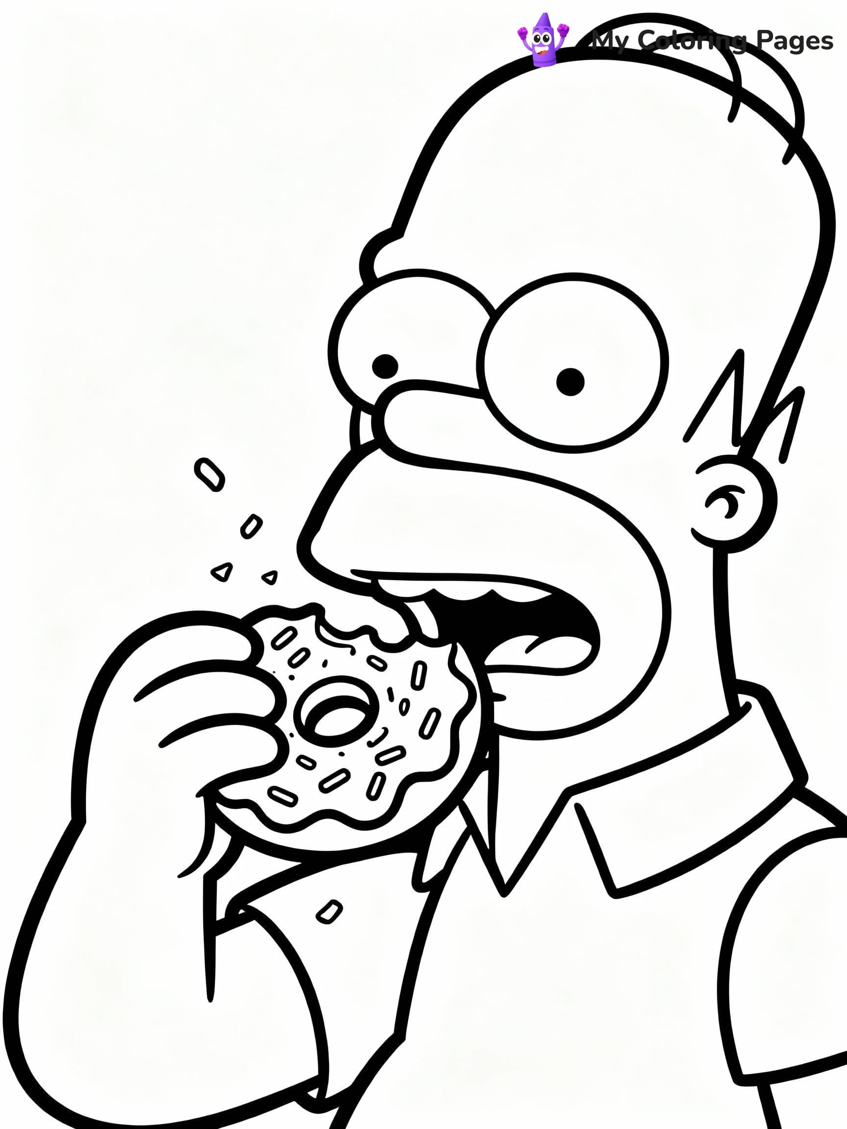 Simpsons Coloring Pages - 17
