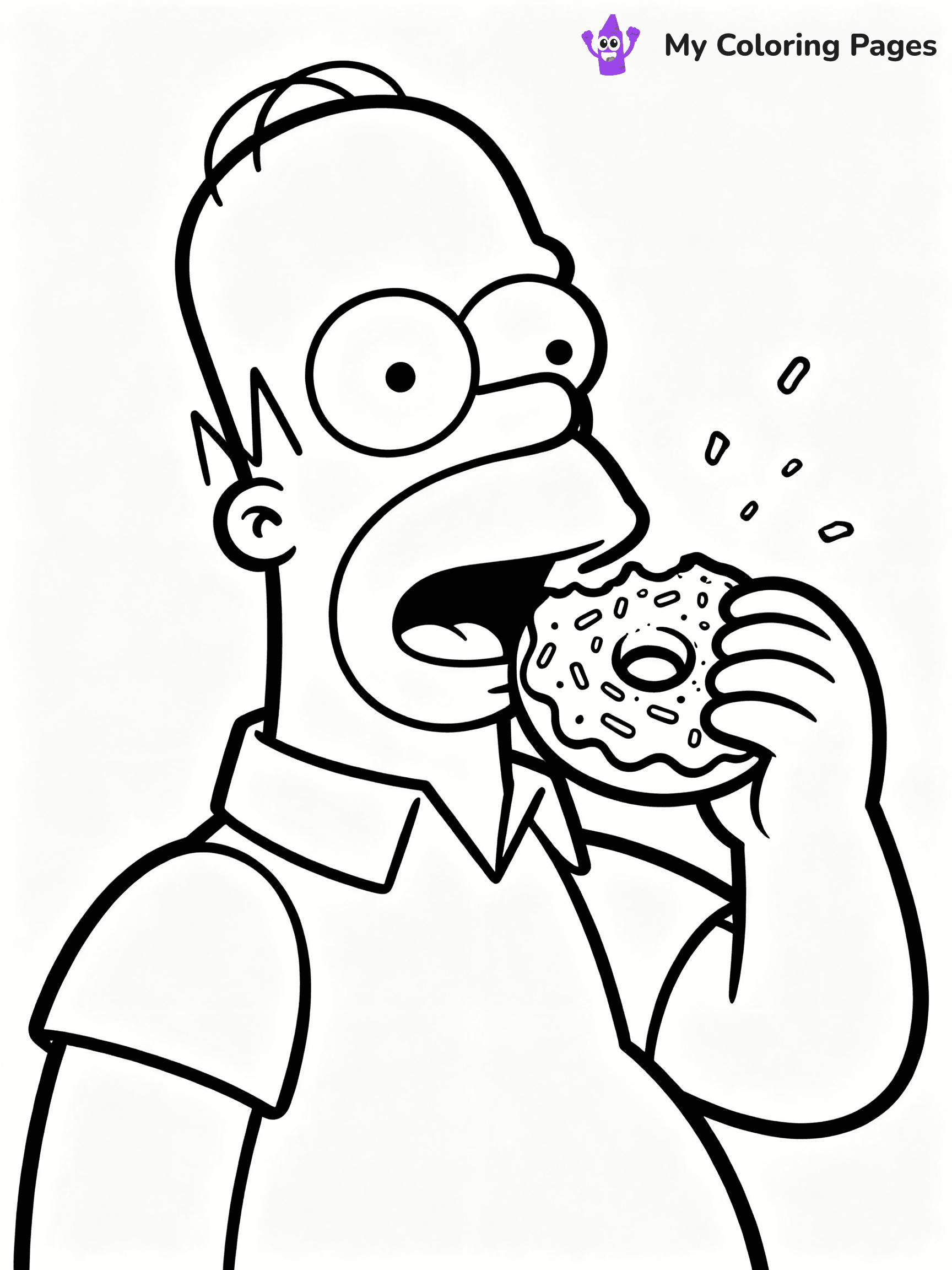 Simpsons Coloring Pages - 16