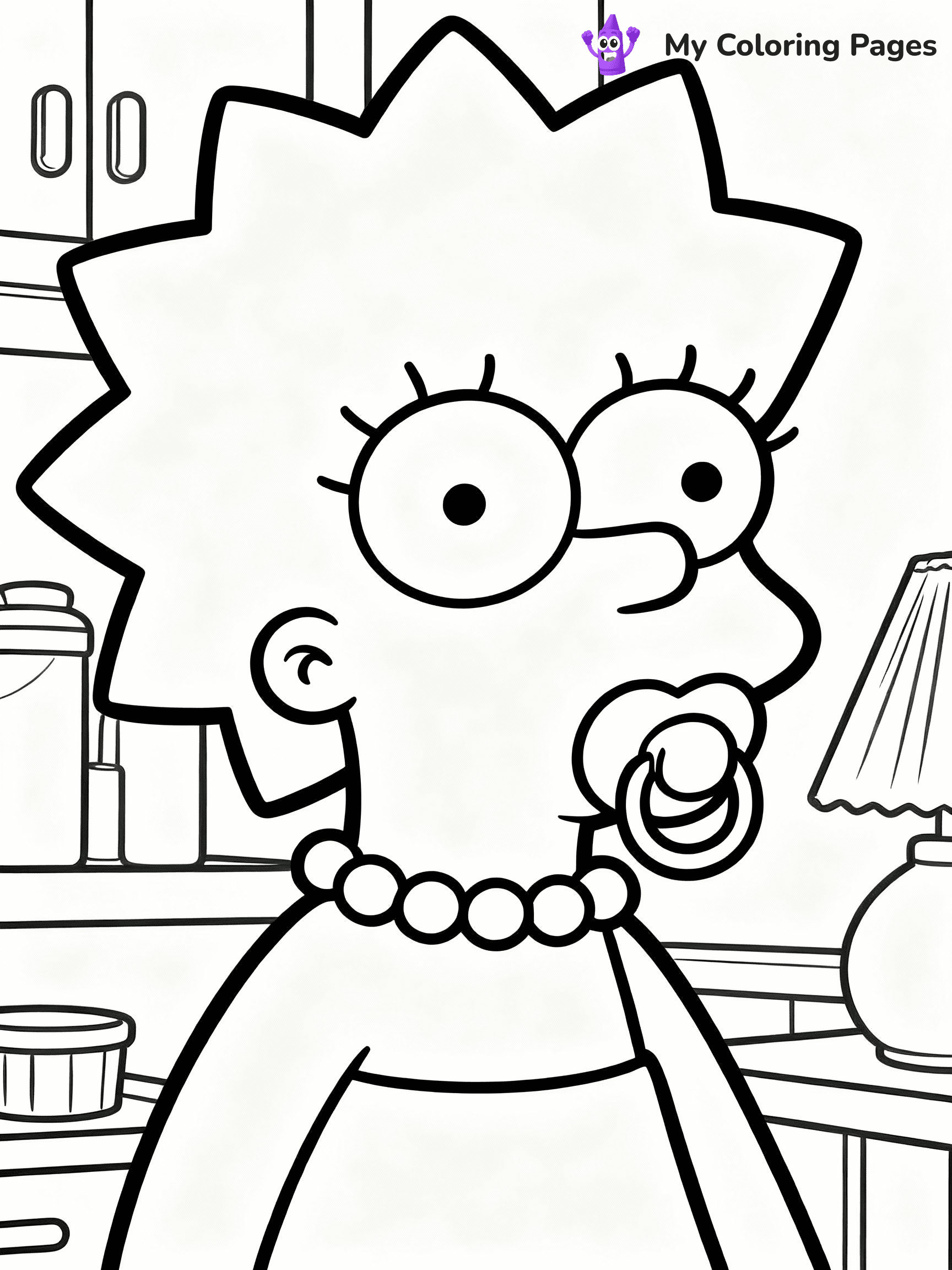 Simpsons Coloring Pages - 14