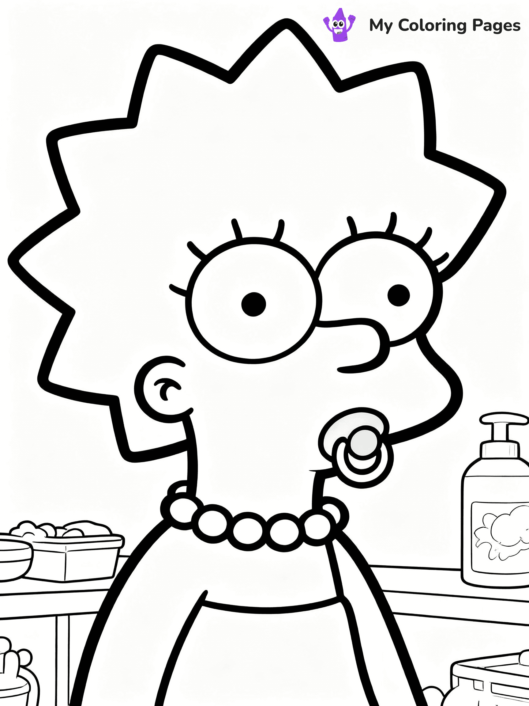 Simpsons Coloring Pages - 13