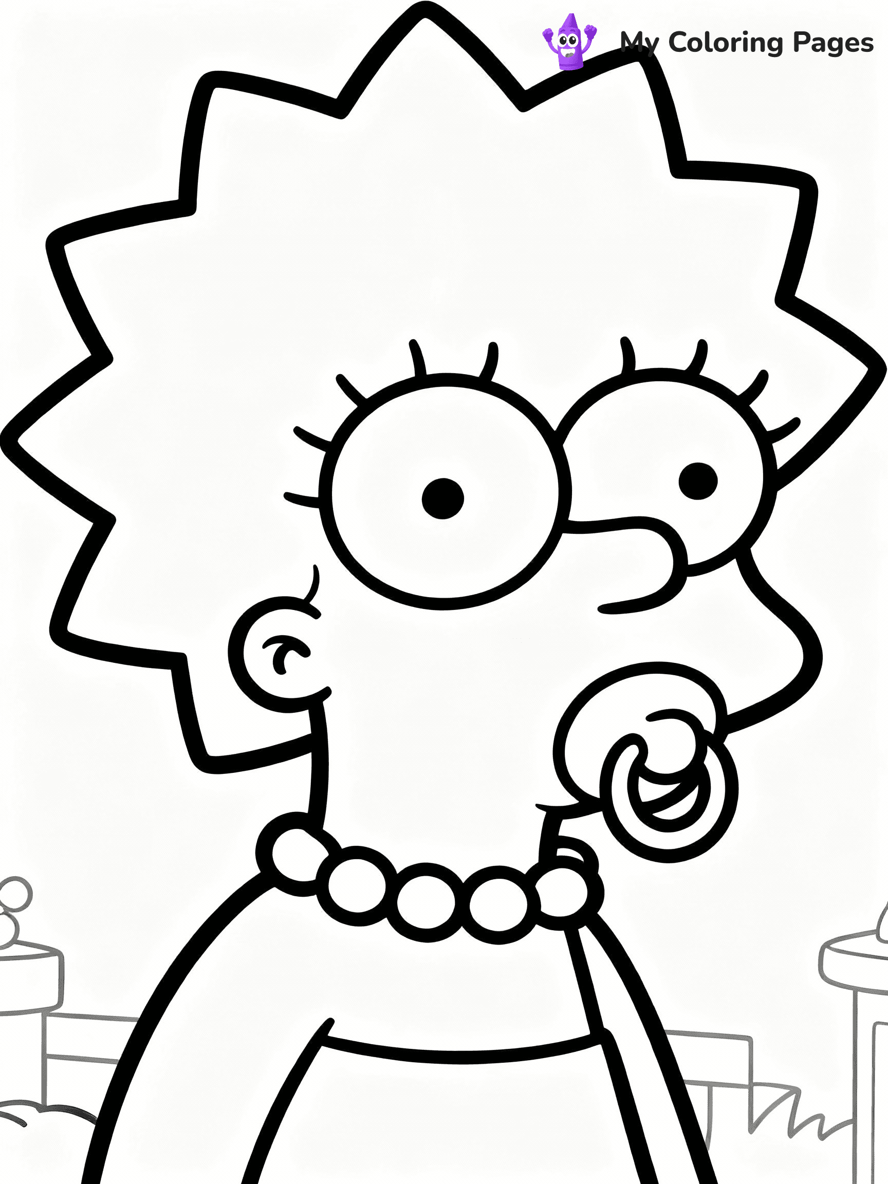 Simpsons Coloring Pages - 12