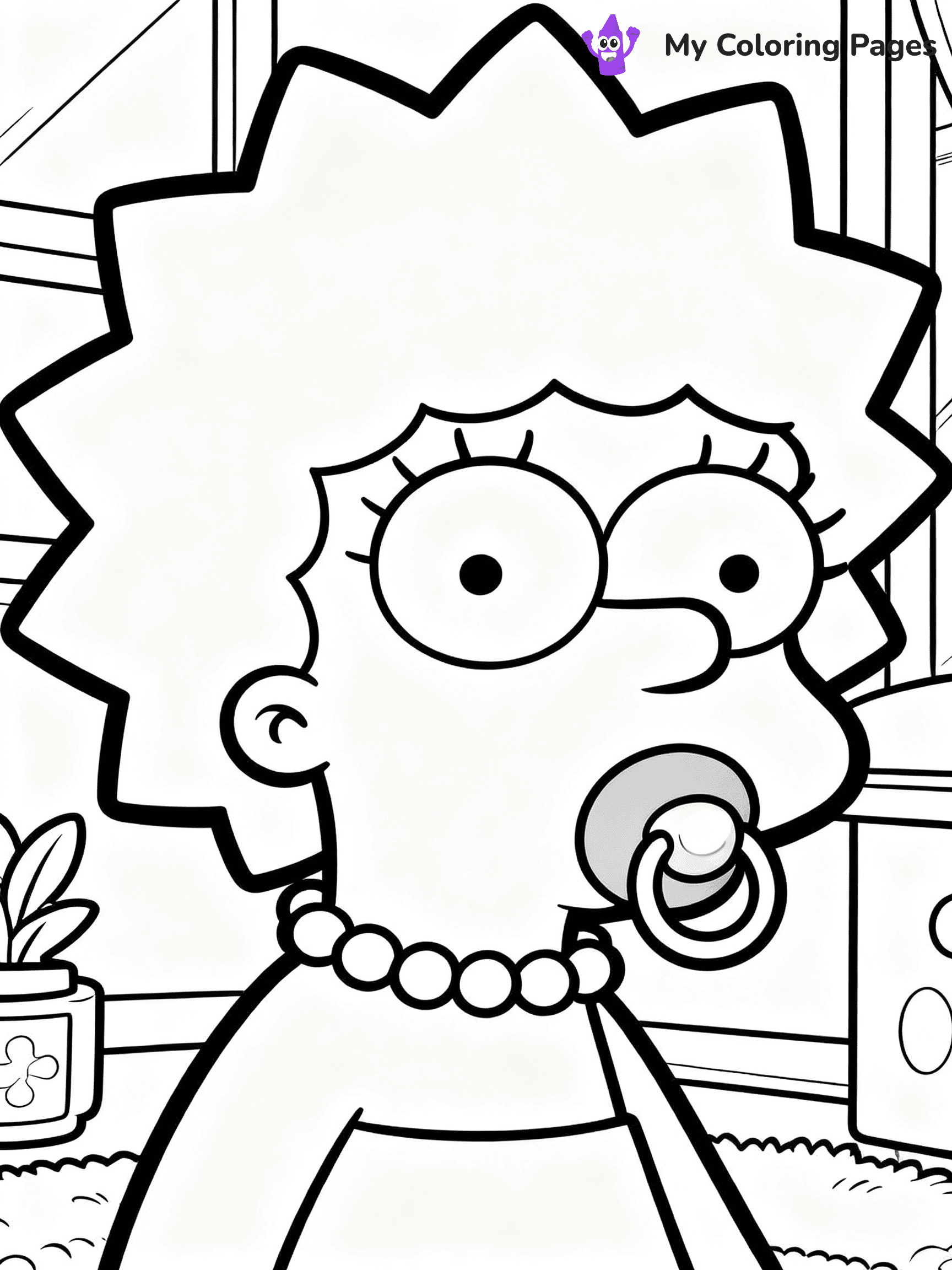 Simpsons Coloring Pages - 11