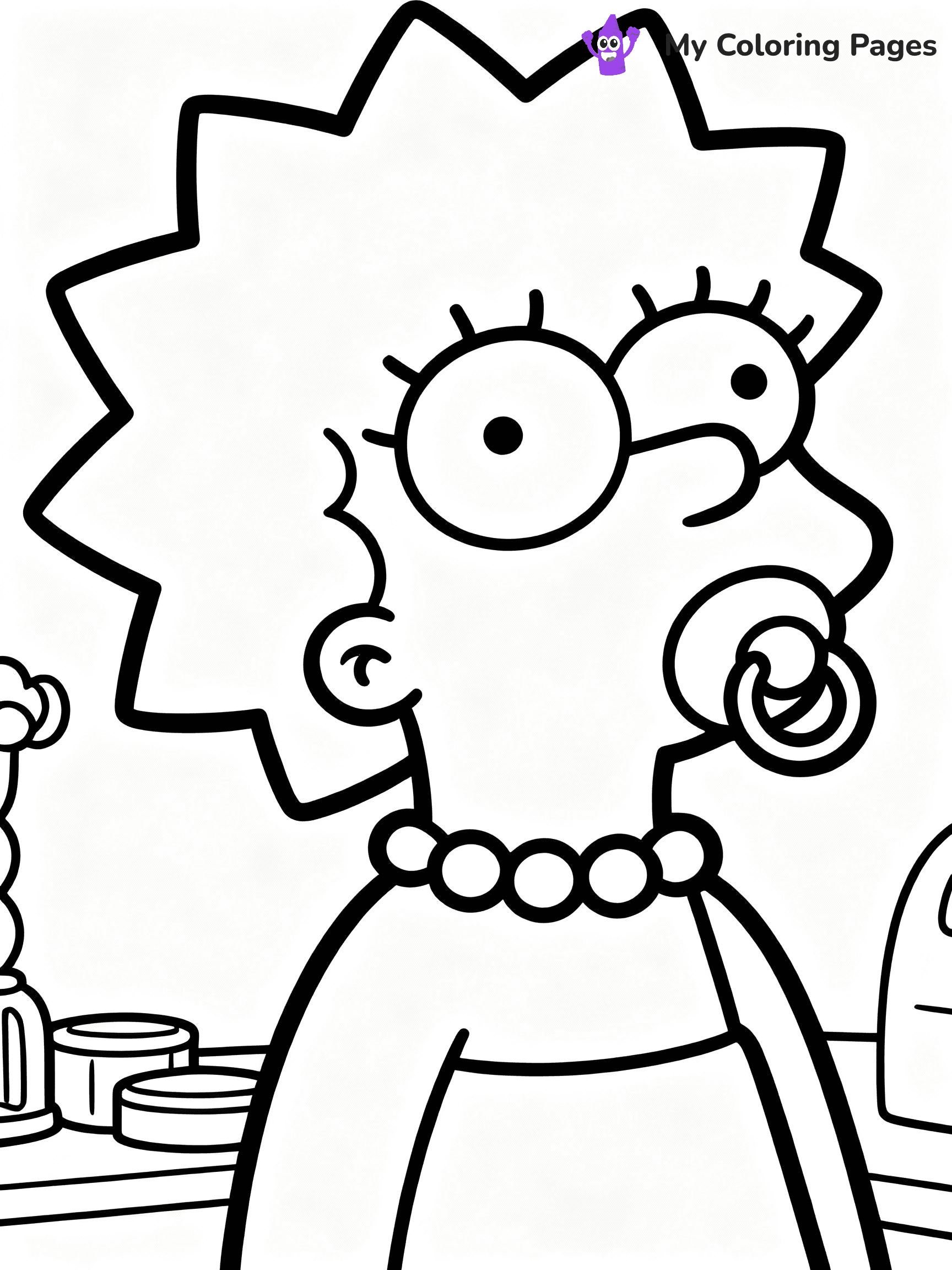 Simpsons Coloring Pages - 10