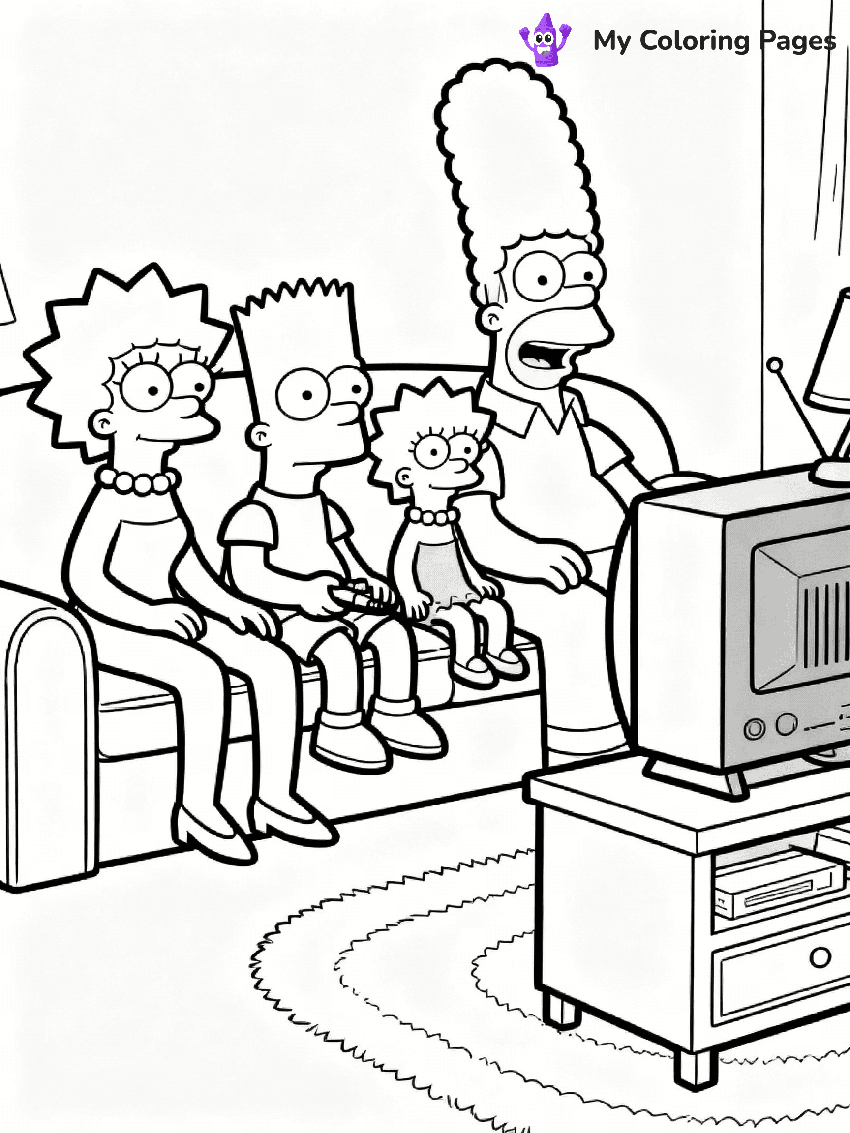 Simpsons Coloring Pages - 2