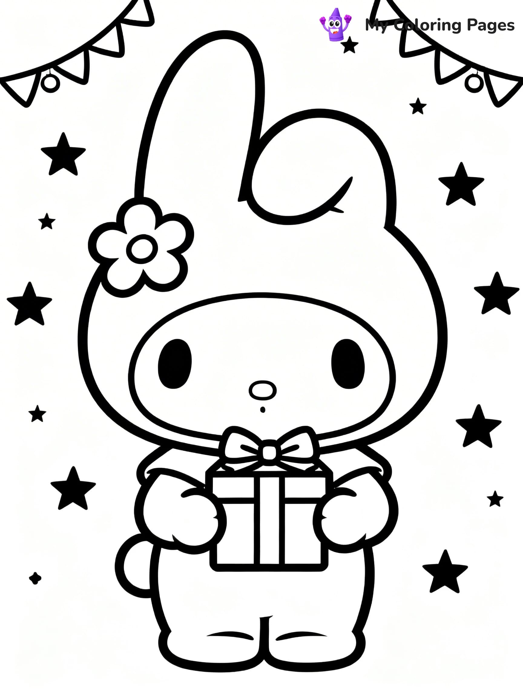 Hello Kitty Christmas Coloring Pages - 24