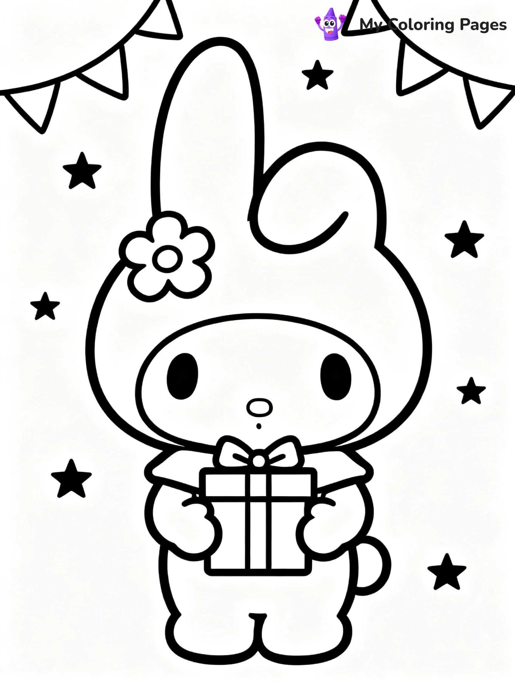Hello Kitty Christmas Coloring Pages - 23