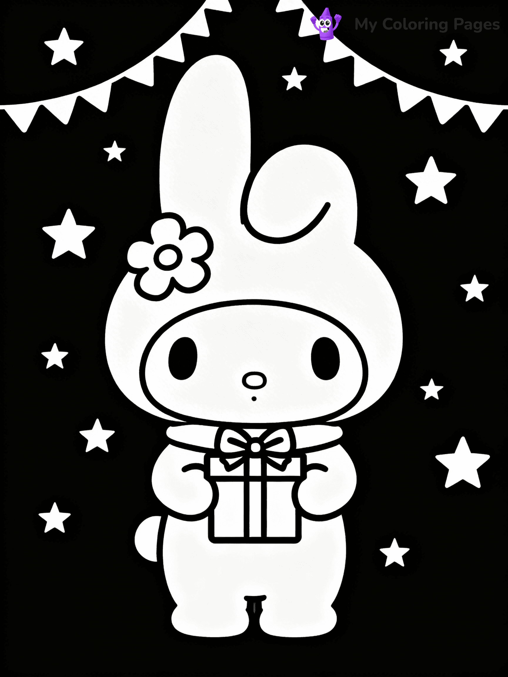 Hello Kitty Christmas Coloring Pages - 21