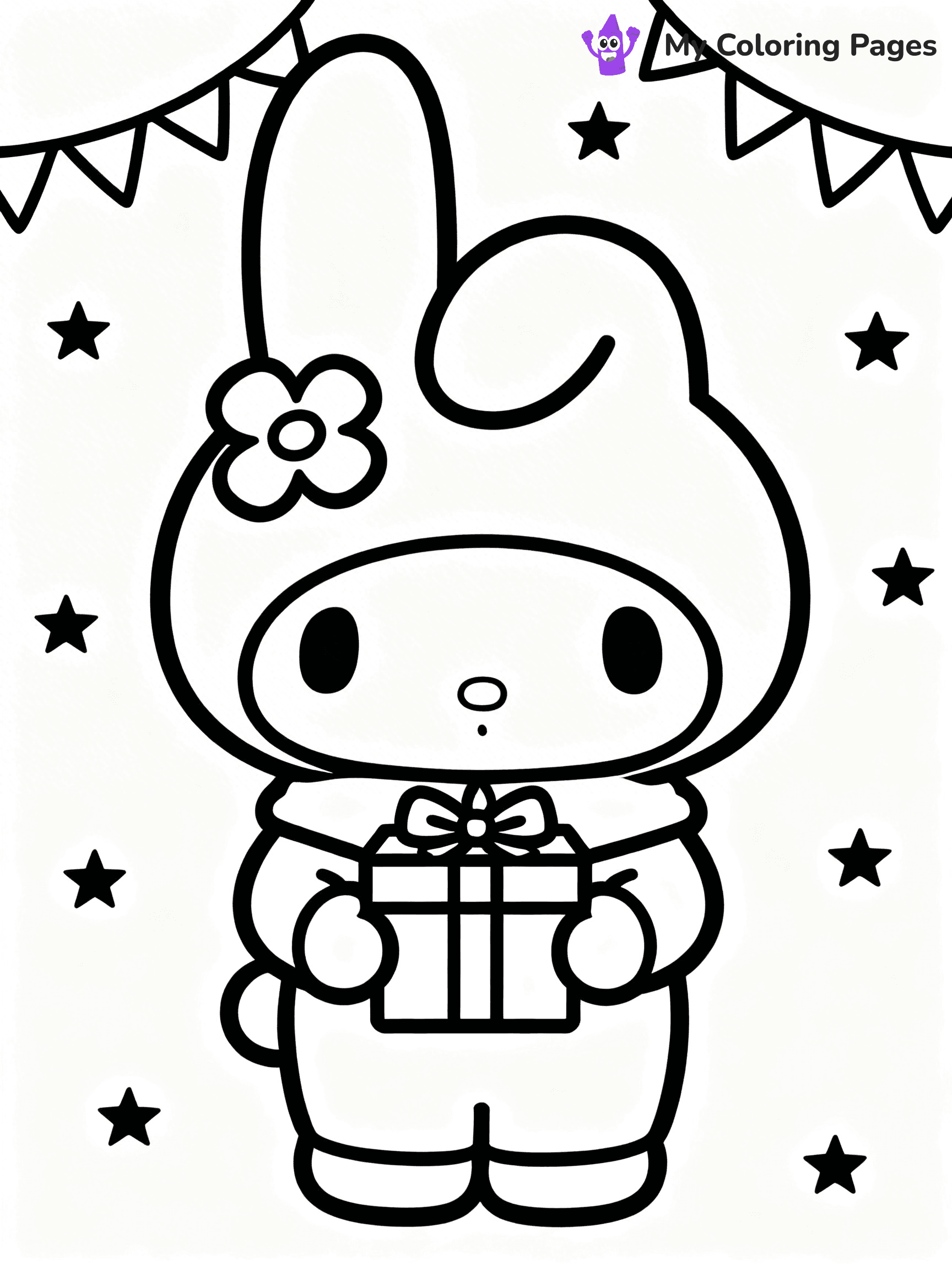 Hello Kitty Christmas Coloring Pages - 20