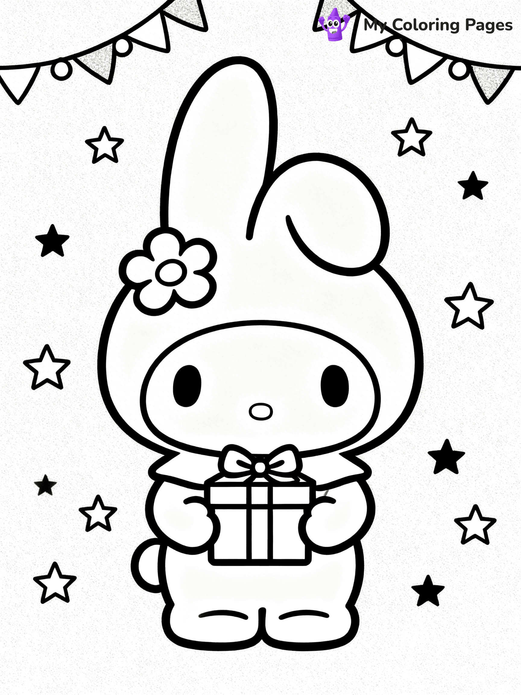 Hello Kitty Christmas Coloring Pages - 19