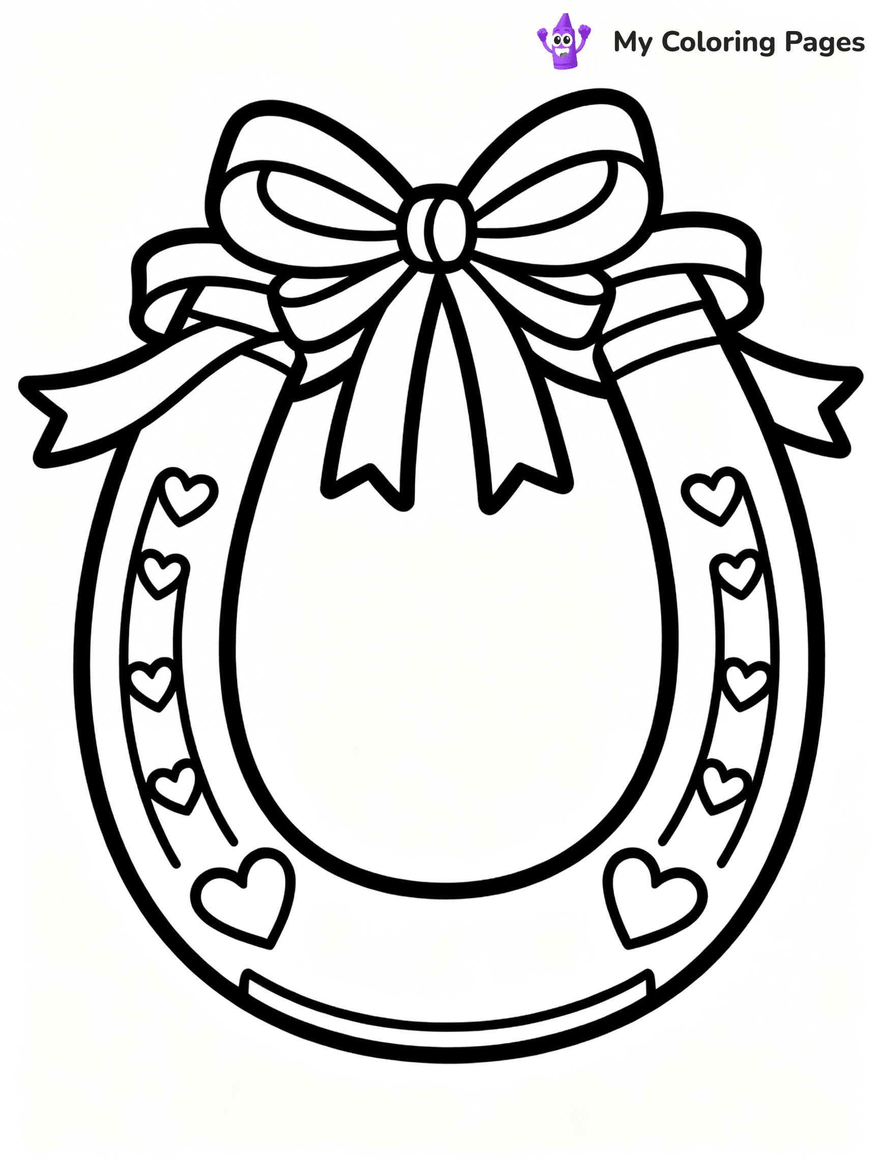 Horseshoe Coloring Pages - 24