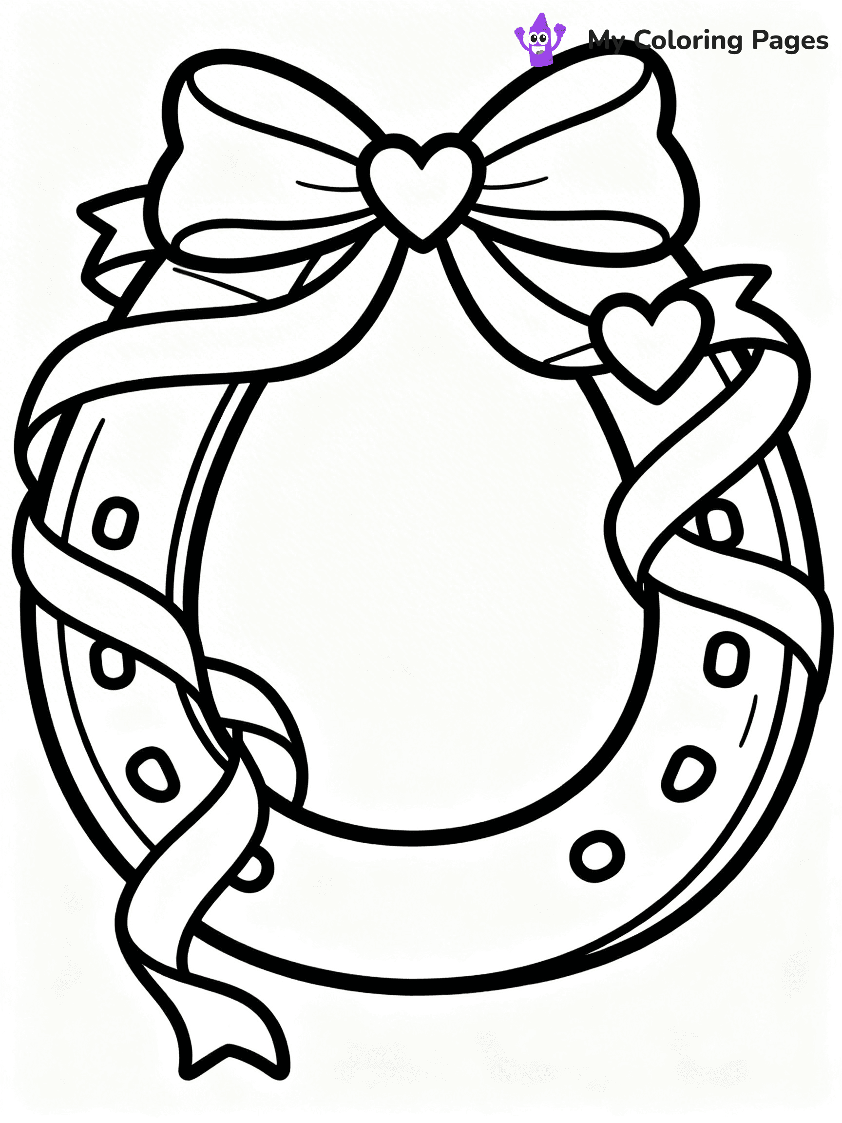 Horseshoe Coloring Pages - 21