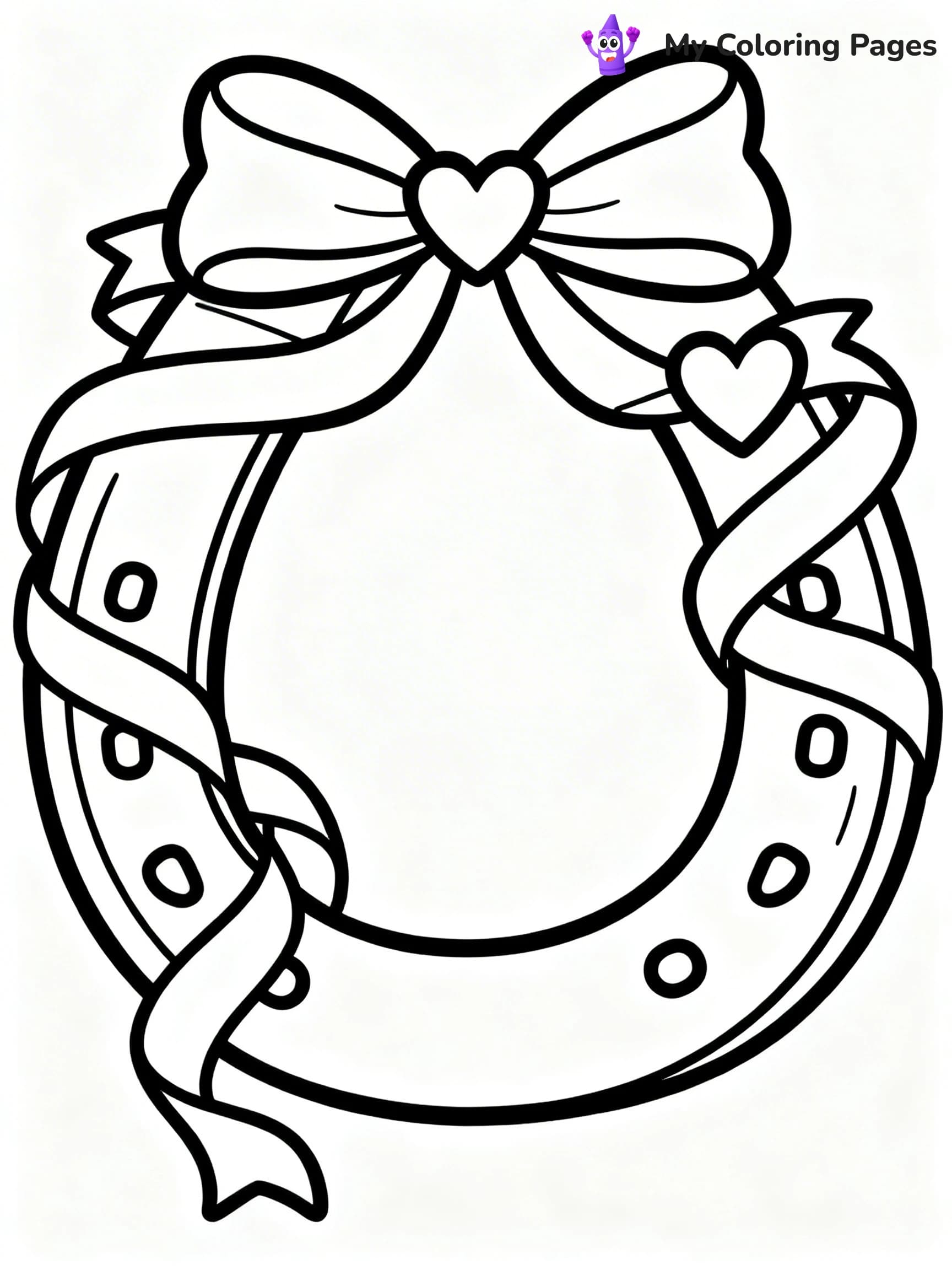 Horseshoe Coloring Pages - 21