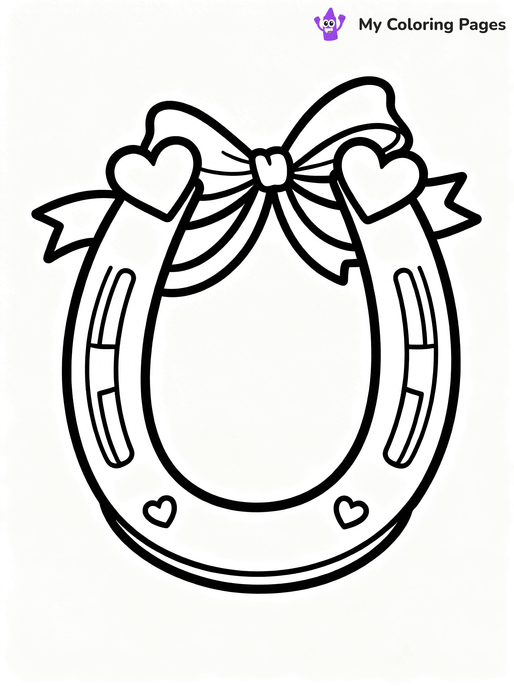 Horseshoe Coloring Pages - 18