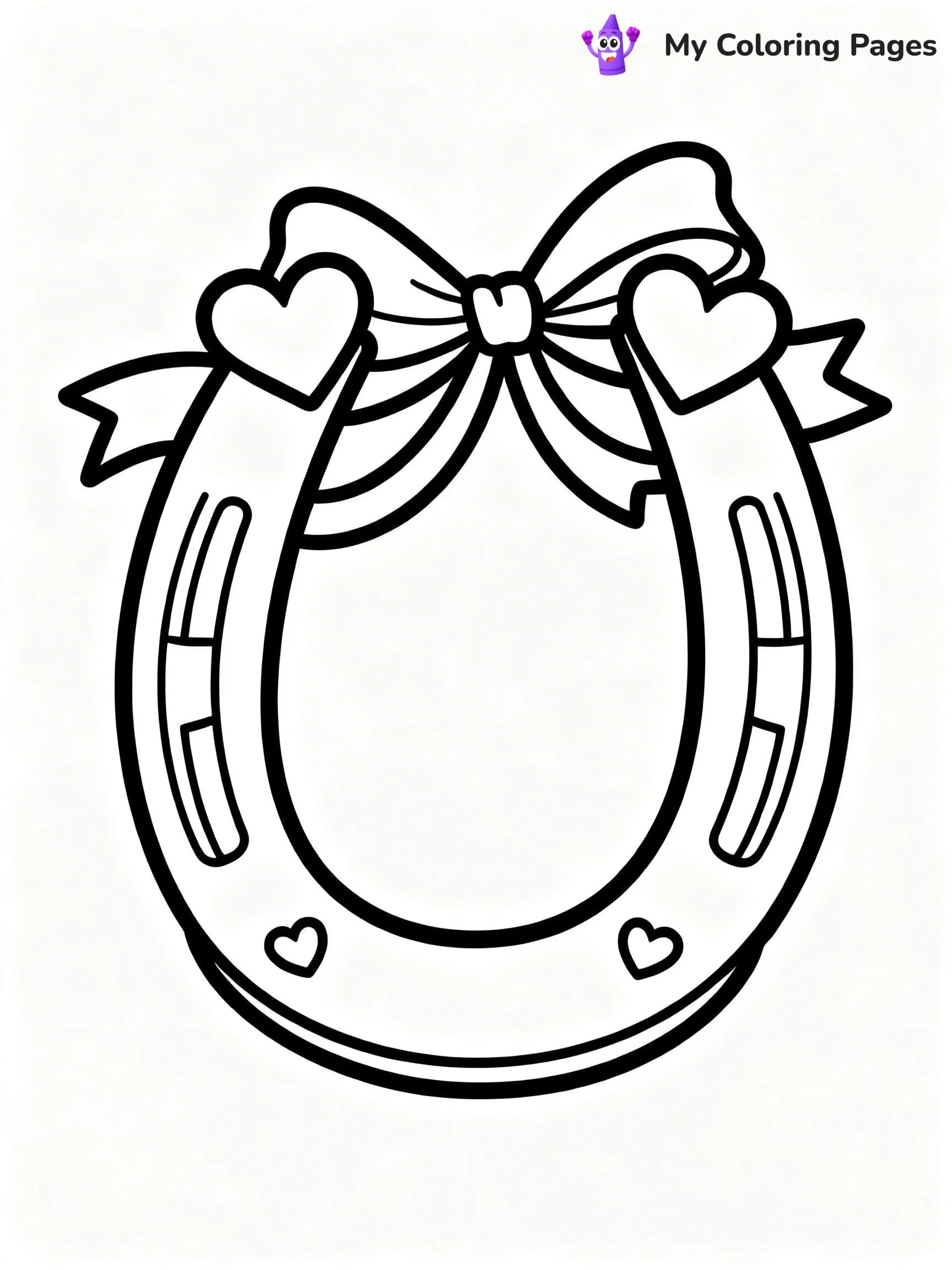 Horseshoe Coloring Pages - 18