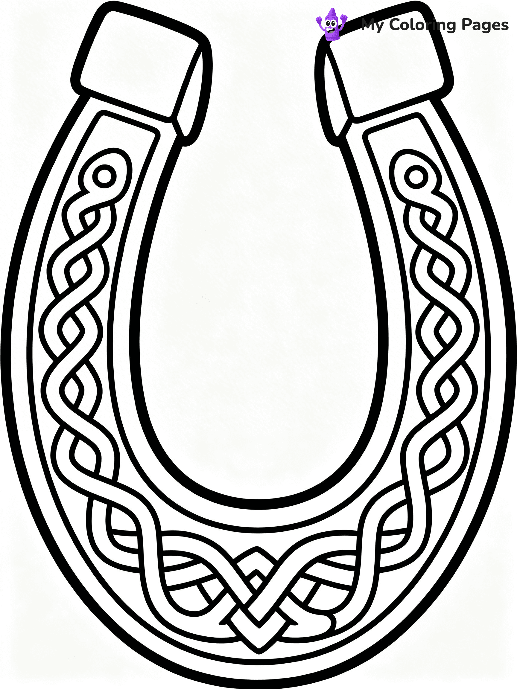 Horseshoe Coloring Pages - 17